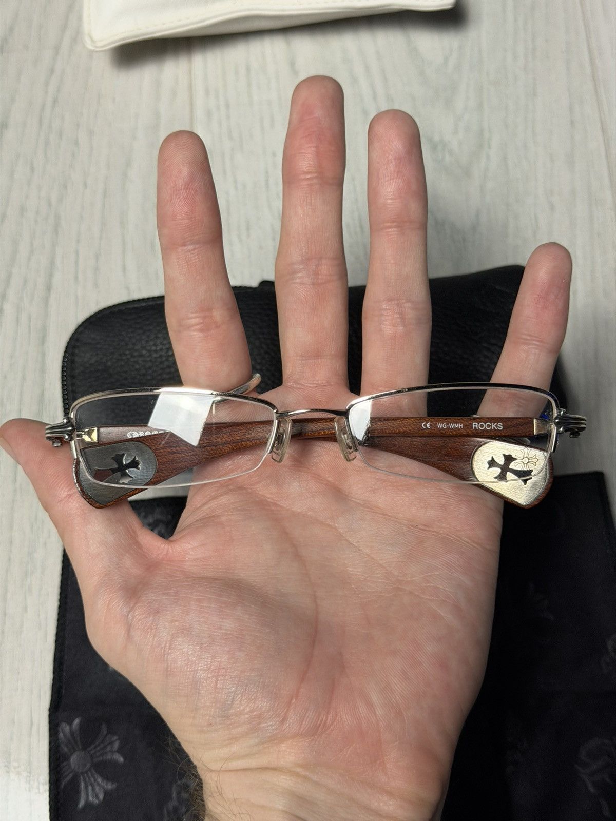 Chrome Hearts Chrome Hearts Wood “Rocks” Glasses Size ONE SIZE - 1 Thumbnail