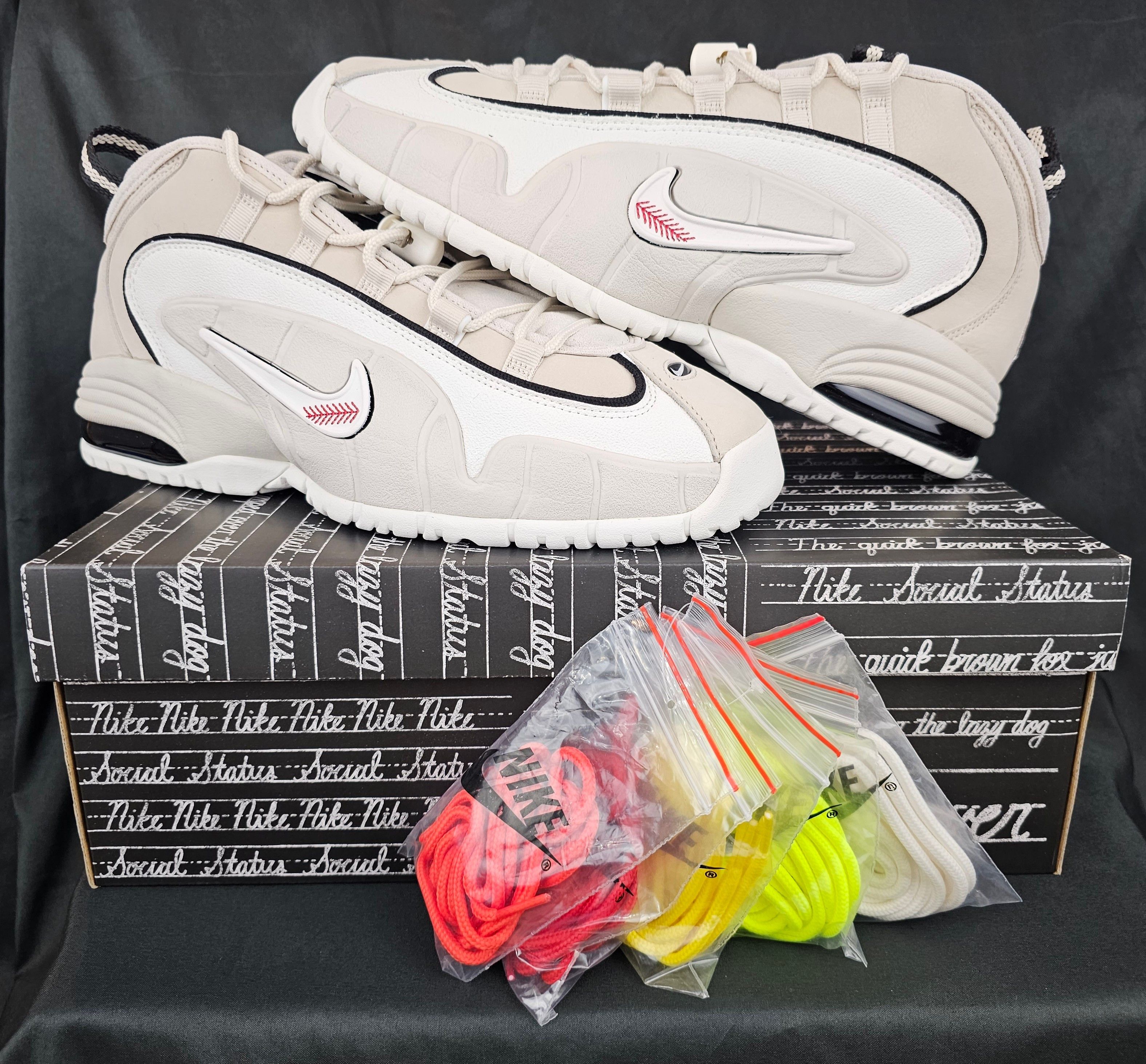 Nike × Social Status Social Status x Nike Air Max Penny 1 Recess Desert Sand Size US 13 / EU 46 - 1 Thumbnail