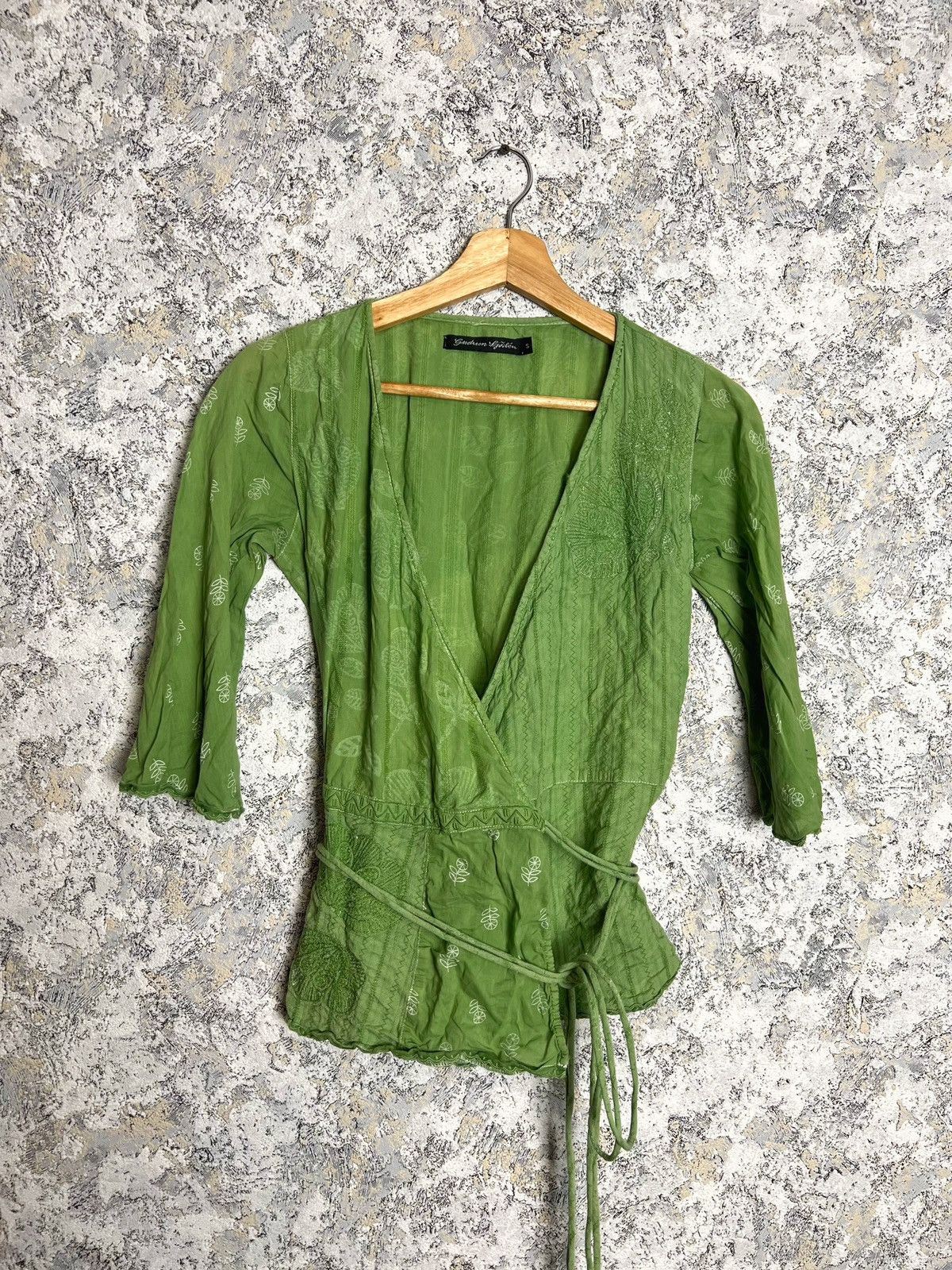 Designer Gudrun Sjoden Women's Top Blouse 100% Organic Cotton Sjöden Size S / US 4 / IT 40 - 1 Thumbnail