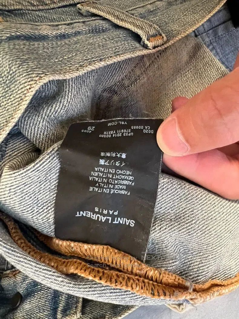 Saint Laurent Paris Saint Laurent Paris Destroy Jeans. Size US 30 / EU 46 - 6 Thumbnail