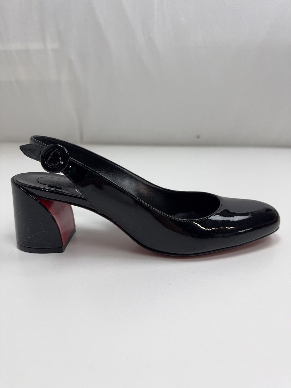 Christian Louboutin Christian Louboutin So Jane Sling 55 Patent Leather Size US 7 / IT 37 - 4 Thumbnail