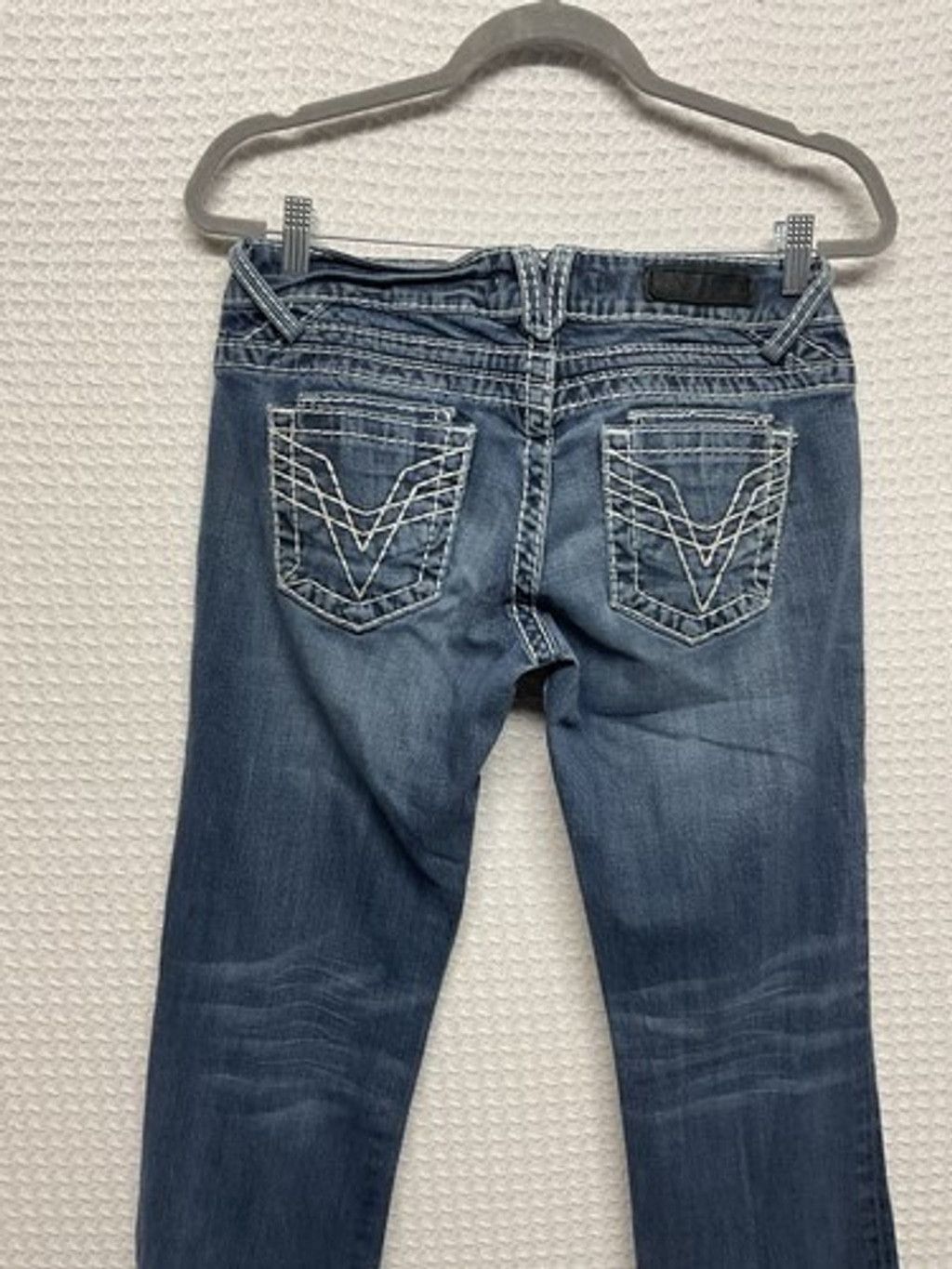 Other Vigoss The Dublin Boot Cut Blue Zip Jagger Jeans Women 28x31 Size 28" / US 6 / IT 42 - 8 Thumbnail