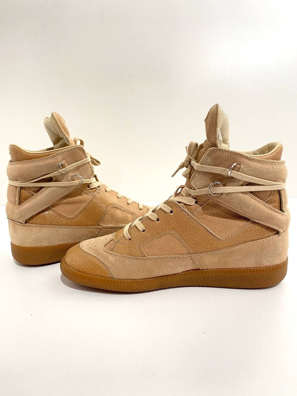 Maison Margiela Maison Margiela Hybrid Leather High Top Sneakers Vintage Size US 8 / IT 38 - 5 Thumbnail