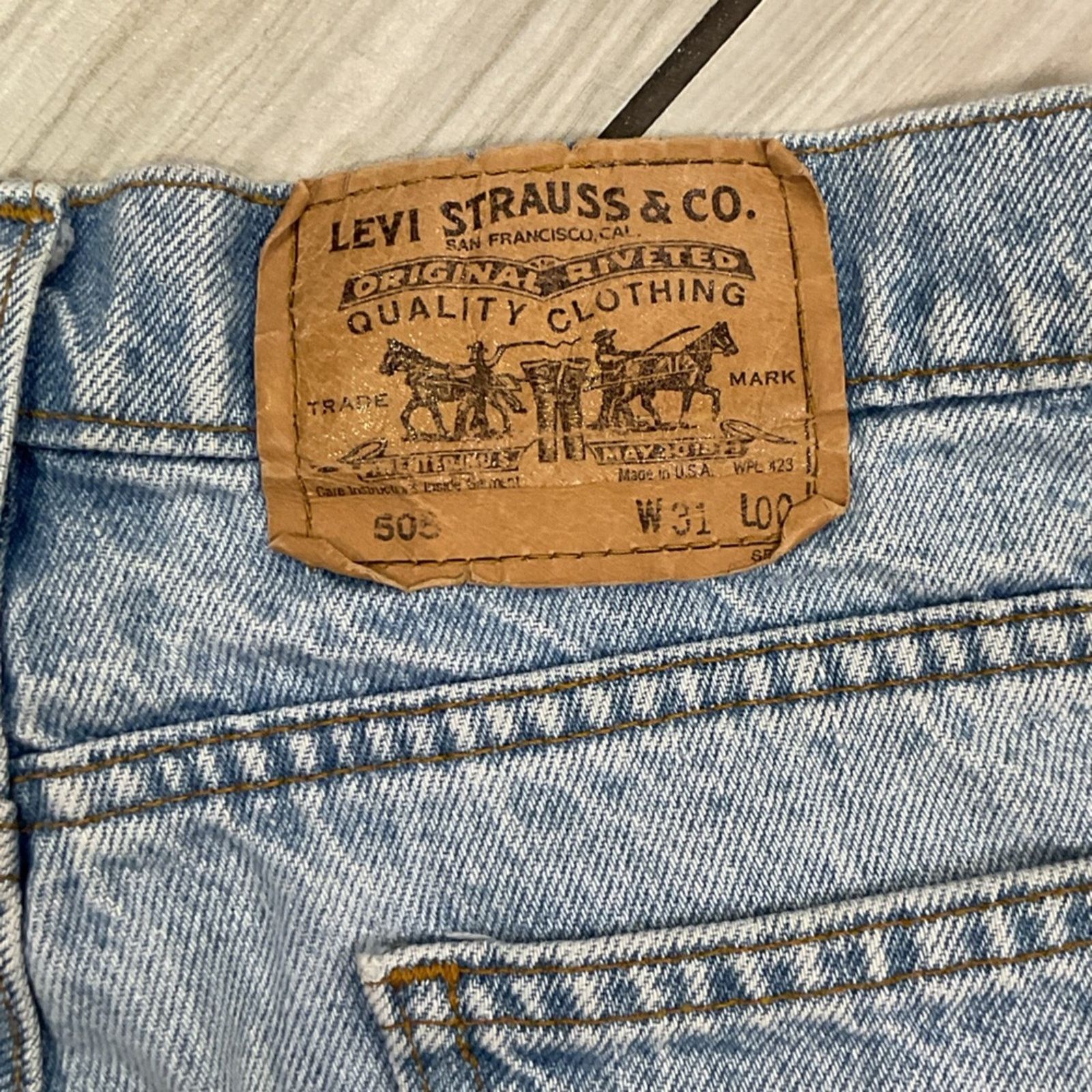 Levi's Levi’s Denim Light Blue Shorts Size 30" / US 8 / IT 44 - 3 Thumbnail