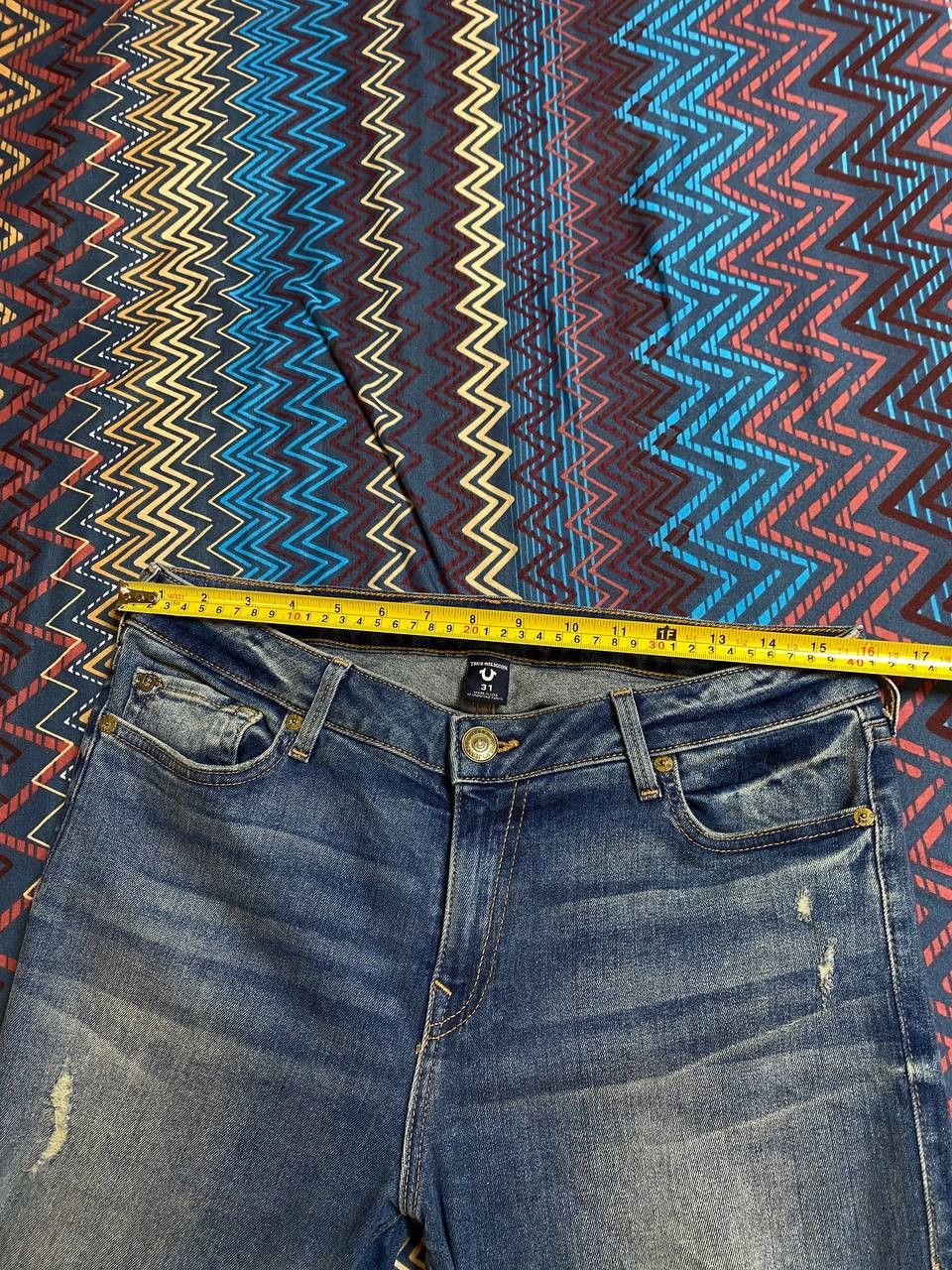 True Religion × Vintage Vintage True Religion Faded Denim Jeans Pants Size 31" - 17 Thumbnail