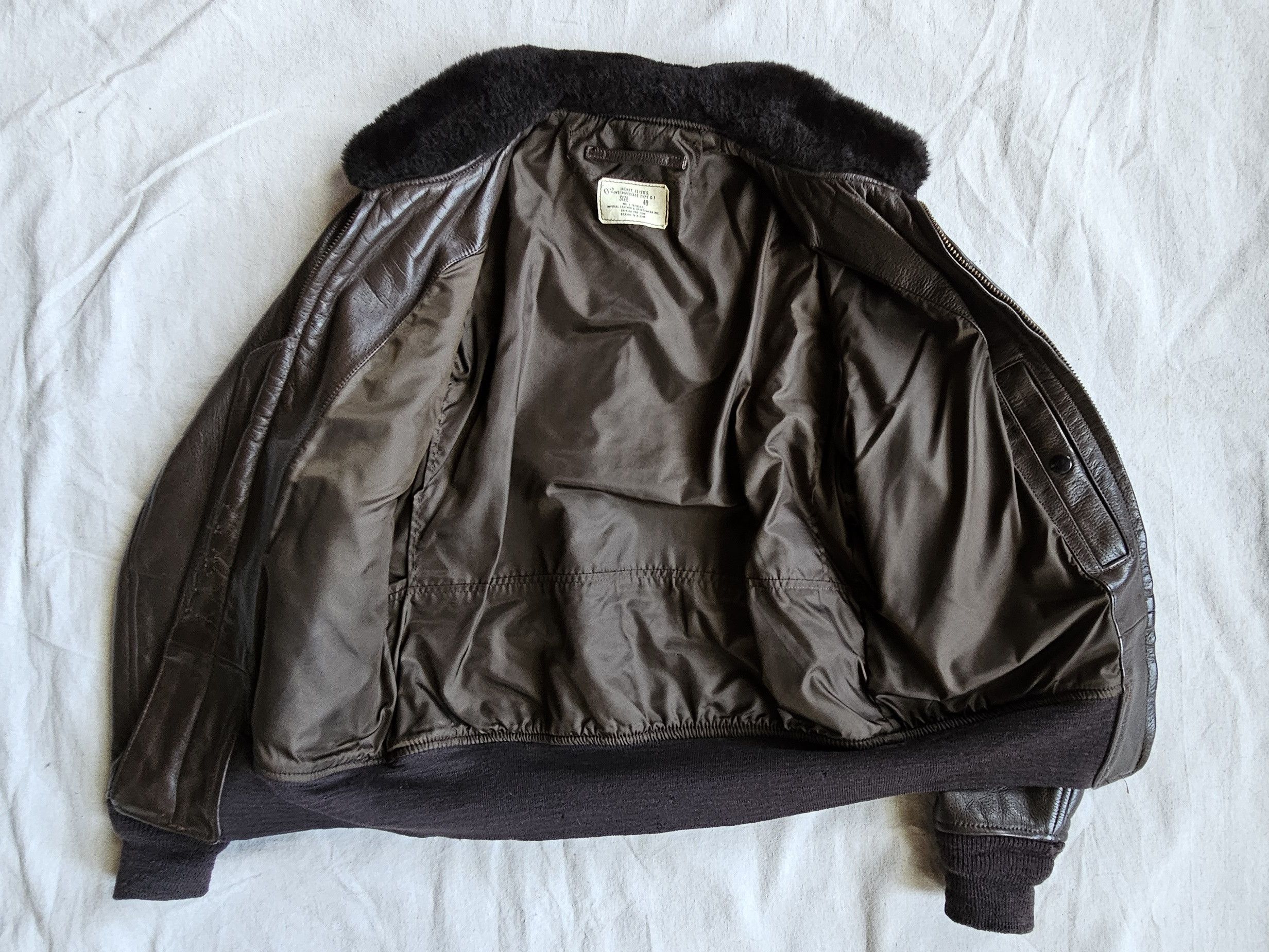 Other Vintage 1976 USN G-1 Flight Jacket Size US M / EU 48-50 / 2 - 4 Thumbnail