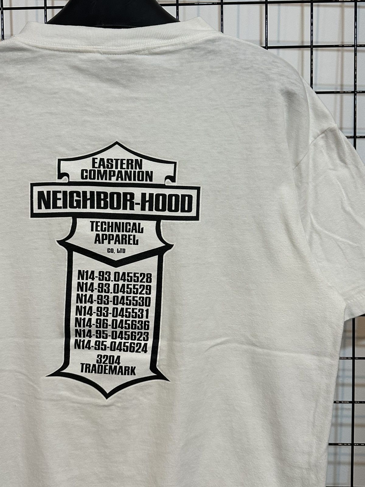 Neighborhood Neighbors Motorcycle Fellowship white t-shirt . Size US M / EU 48-50 / 2 - 5 Thumbnail