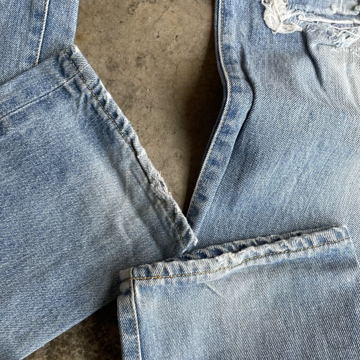 Attachment 🔥Sick🔥🇯🇵Attachment Ripped Distress Selvedge Slim Fit Jeans Size US 31 - 7 Thumbnail