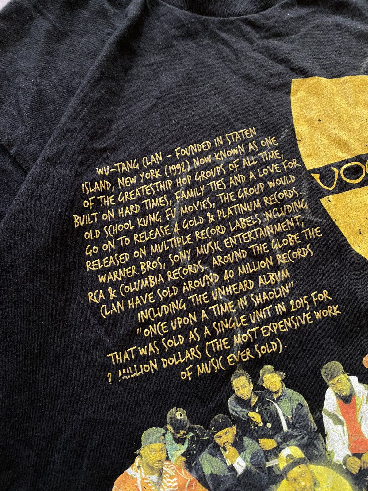 Rap Tees × Vintage × Wu-Tang Clan Vintage Wu Tang Clan FOREVER Big Logo T-Shirt 90s Rap Tee Size US L / EU 52-54 / 3 - 7 Thumbnail