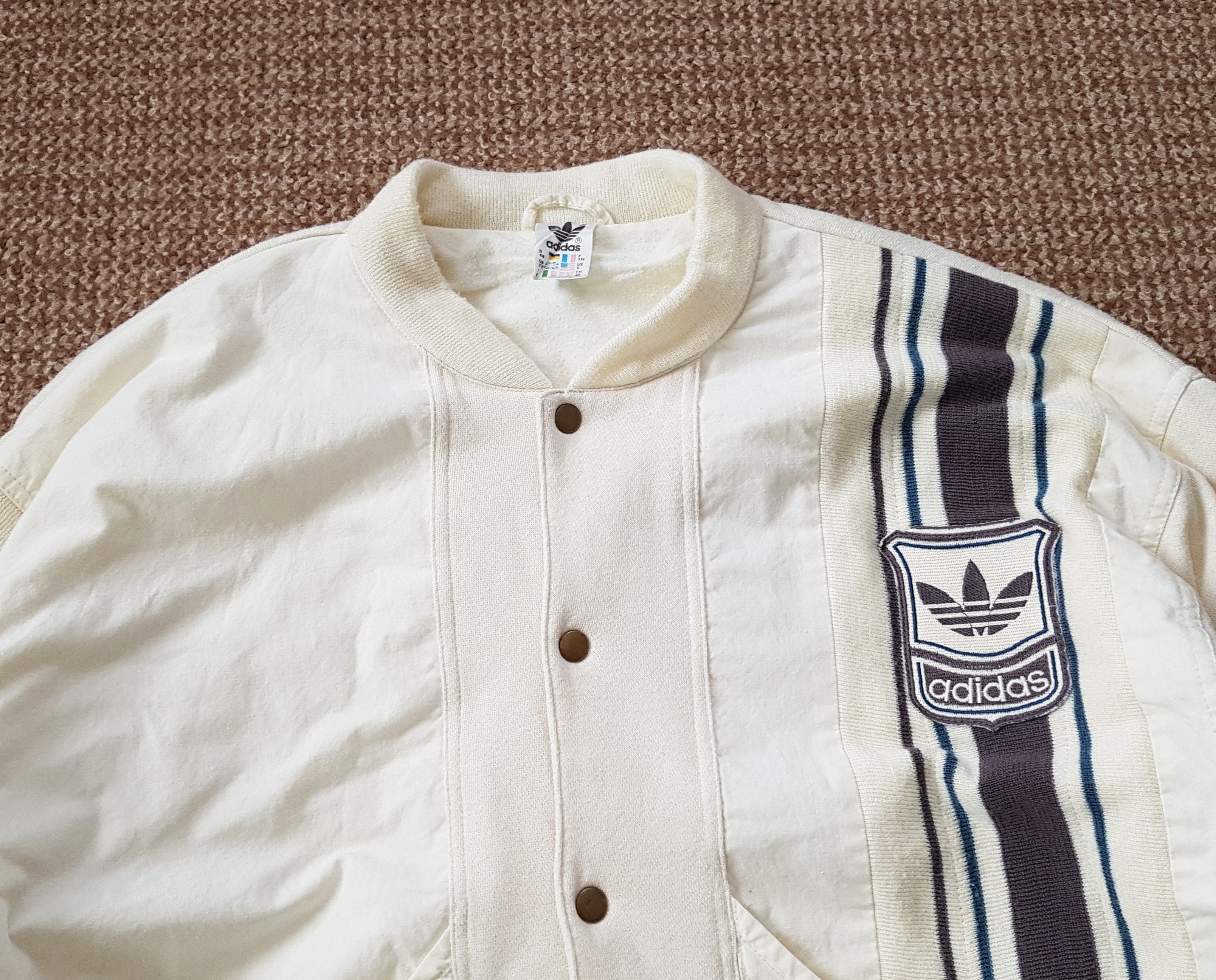 Adidas RARE Adidas Vintage 80s 90s Bomber Jacket Cotton Blend sz S Size US S / EU 44-46 / 1 - 2 Thumbnail