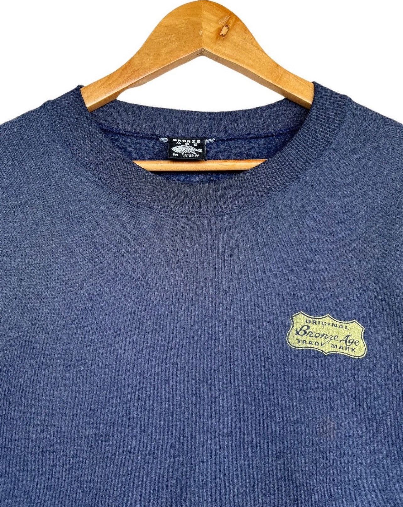 Vintage Vintage 90s Bronze Age Sweatshirt Bronze Age Crewneck Medium Size US M / EU 48-50 / 2 - 6 Thumbnail