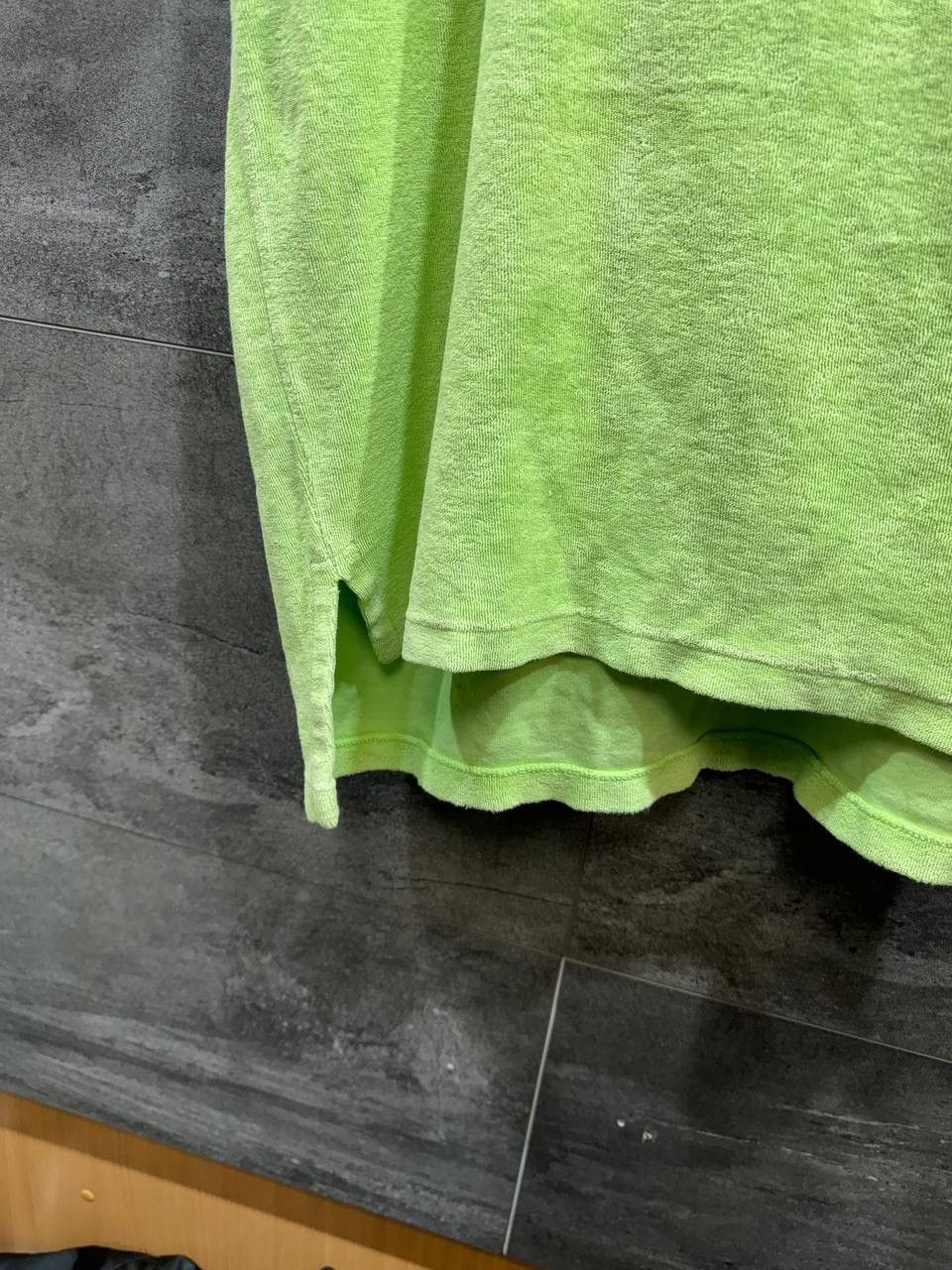 Vintage Polo Ralph Lauren Polo Pile Shirt Fluorescent Green Size US XL / EU 56 / 4 - 10 Thumbnail