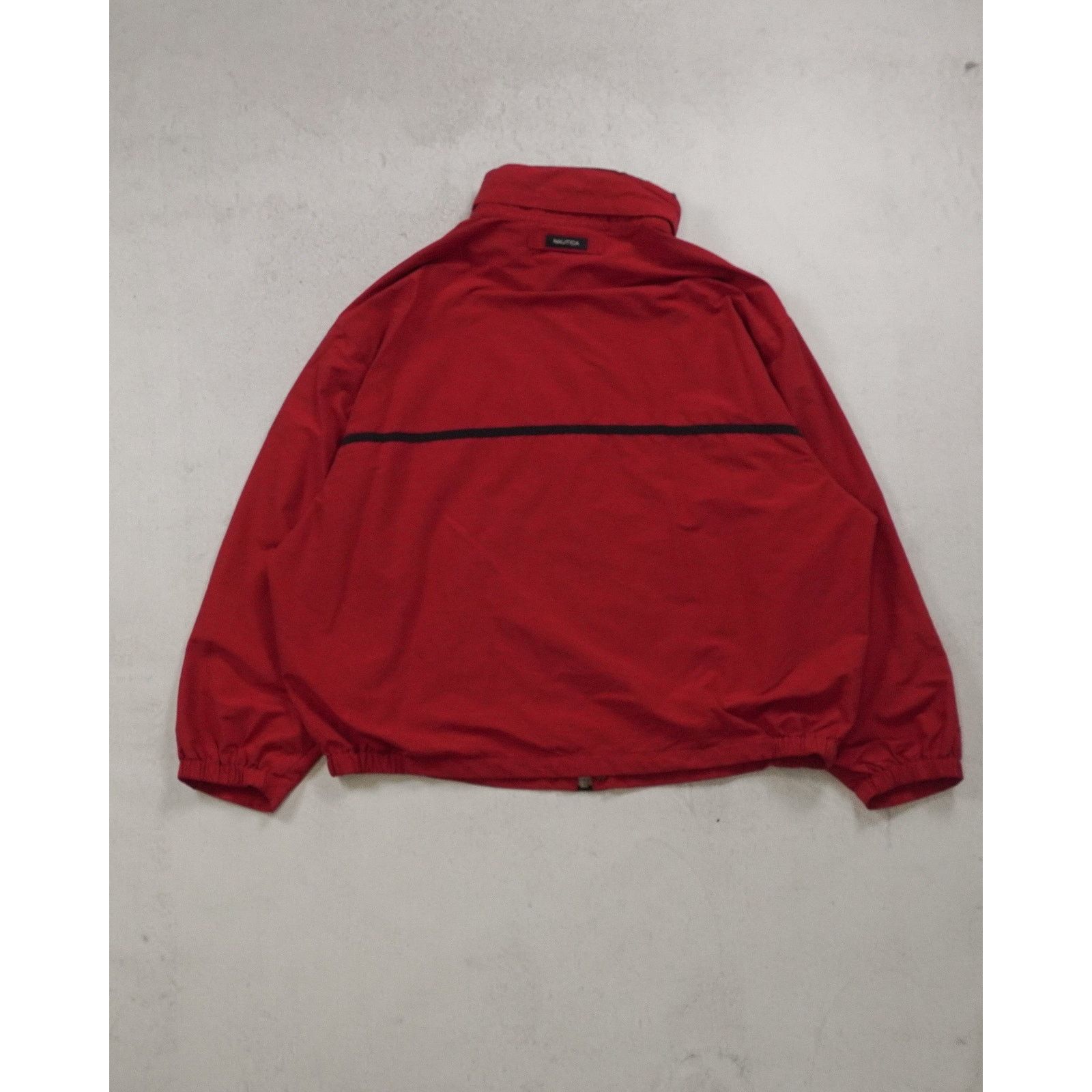 Nautica Vintage 90s Nautica Red Lightweight Jacket - Men's 3XL Size US XXL / EU 58 / 5 - 2 Thumbnail
