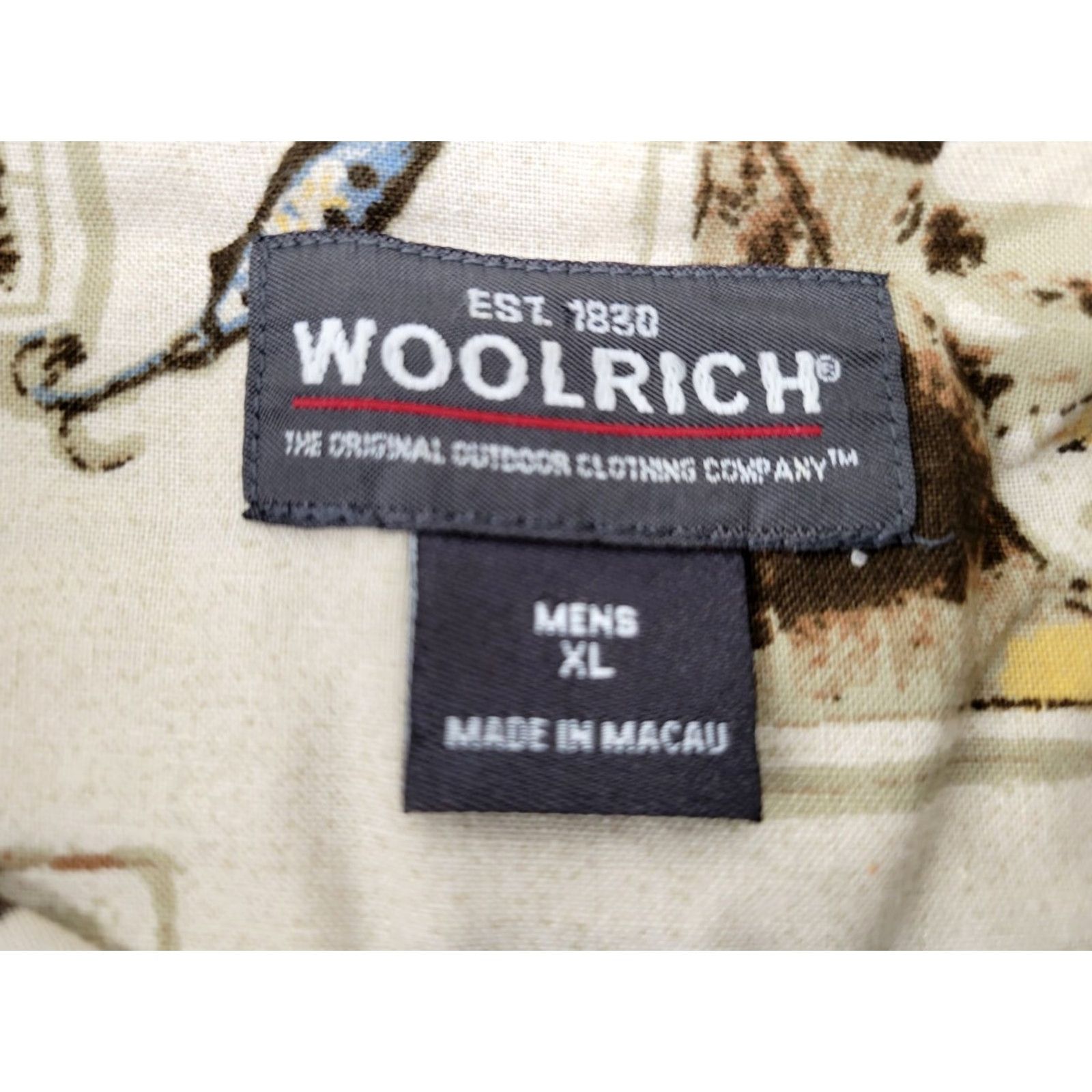 Vintage Woolrich Shirt Adult XL Button Up Pocket Fishing Short Sleeve Mens Size US XL / EU 56 / 4 - 8 Thumbnail