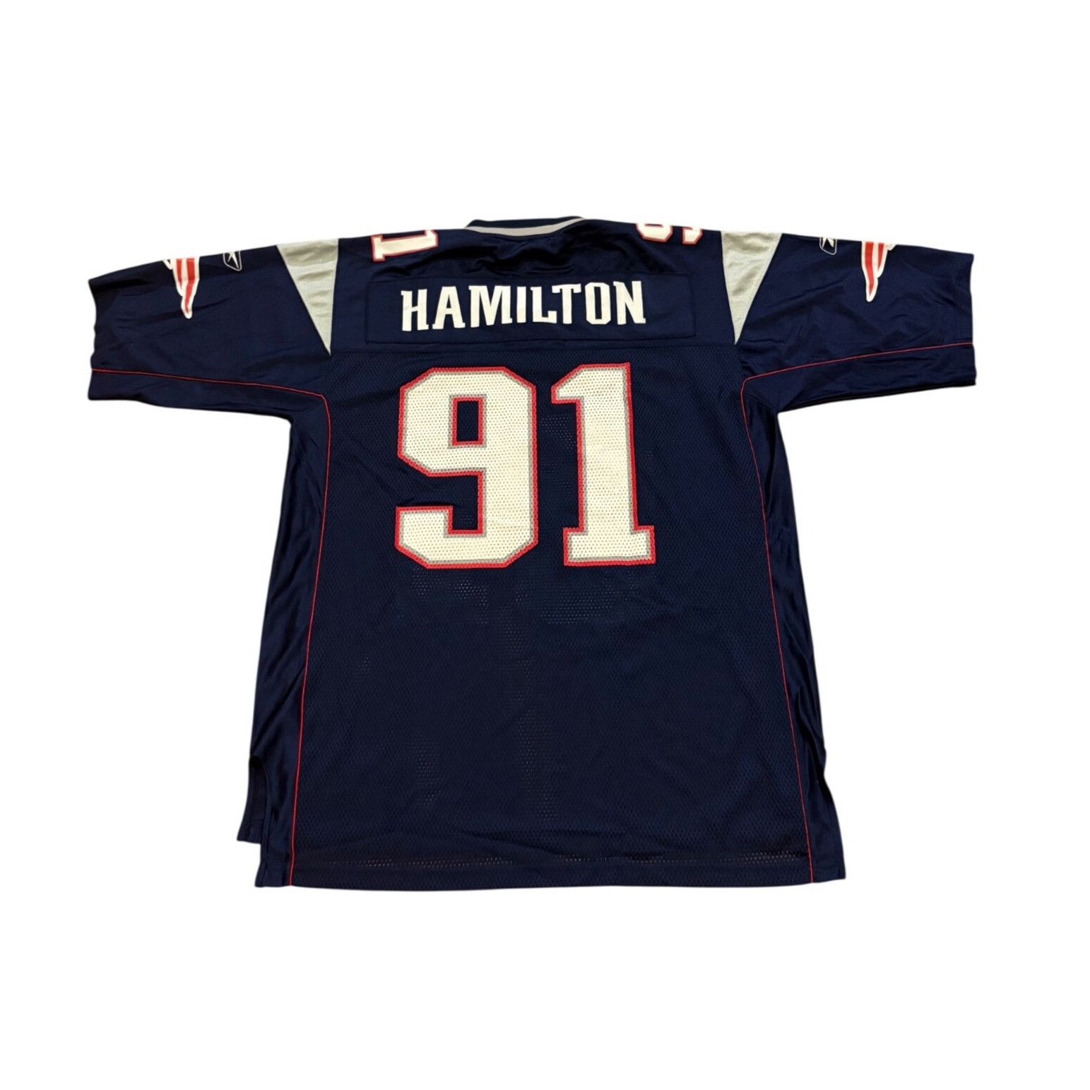 Reebok Rare Reebok New England Patriots Bobby Hamilton #91 NFL Foot Size US L / EU 52-54 / 3 - 1 Thumbnail