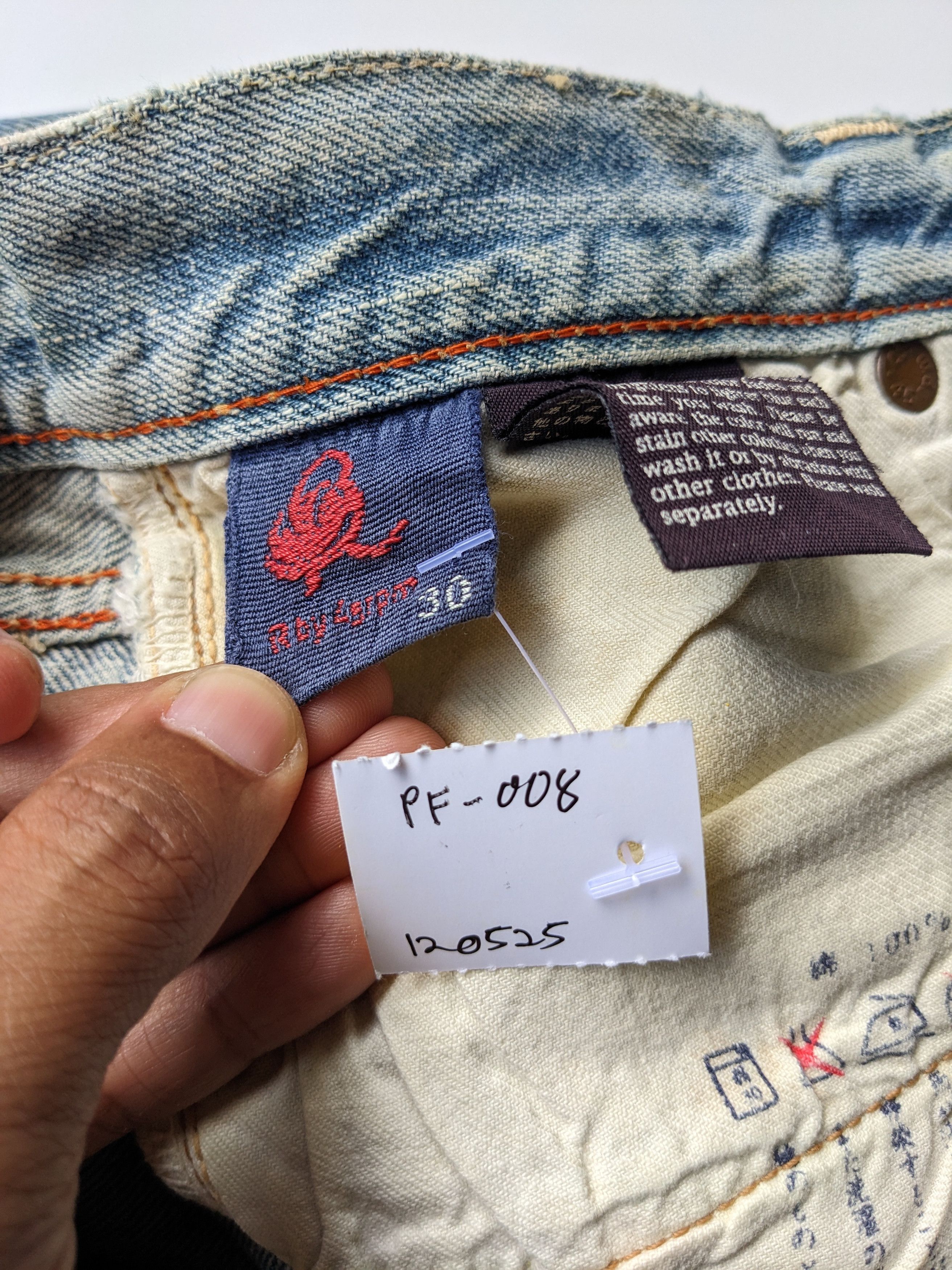 45rpm × Japanese Brand Vintage 45rpm distressed selvedge jeans Size US 28 / EU 44 - 11 Thumbnail