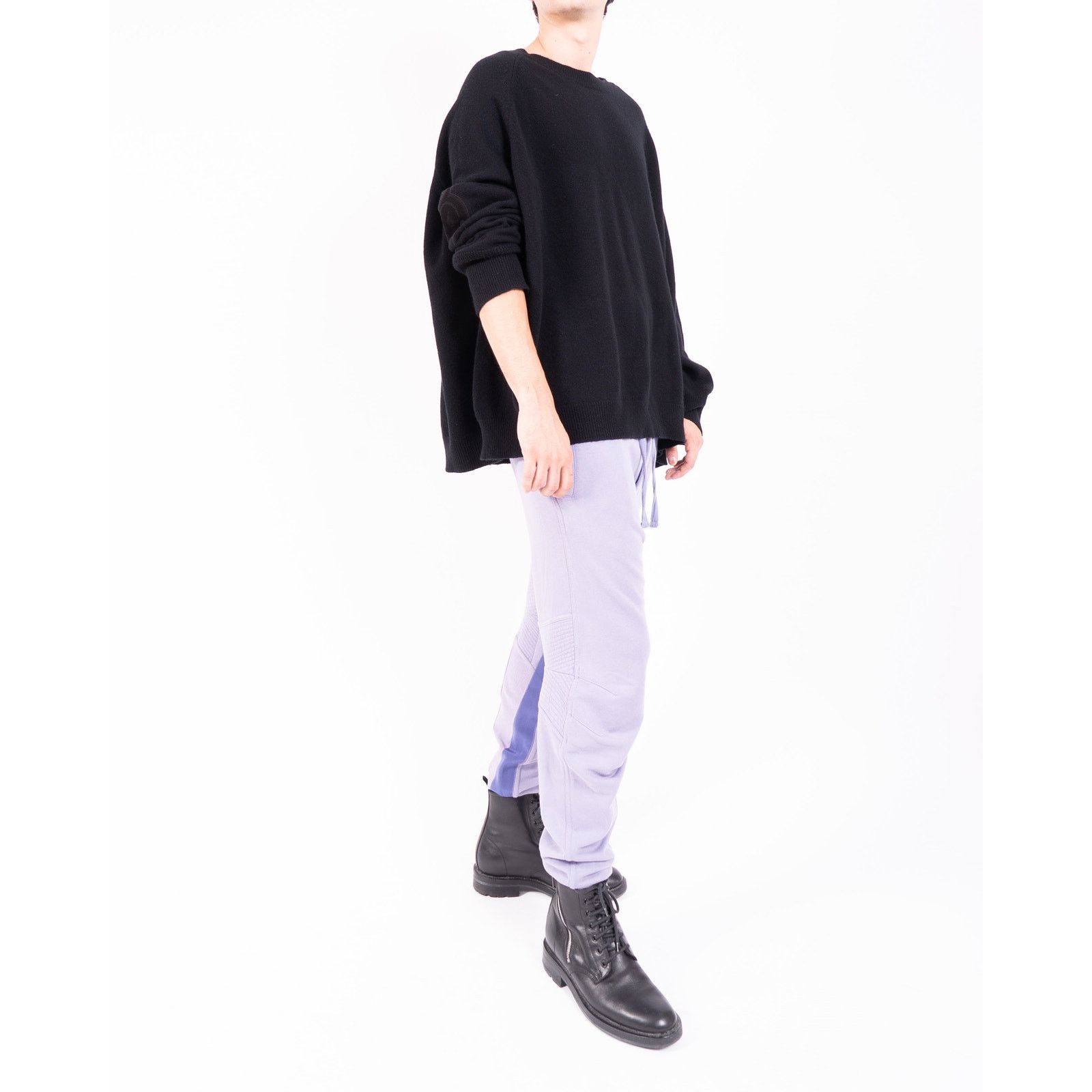 Haider Ackermann FW17 Oversized Knit in Black & White Wool Size US XS / EU 42 / 0 - 2 Thumbnail