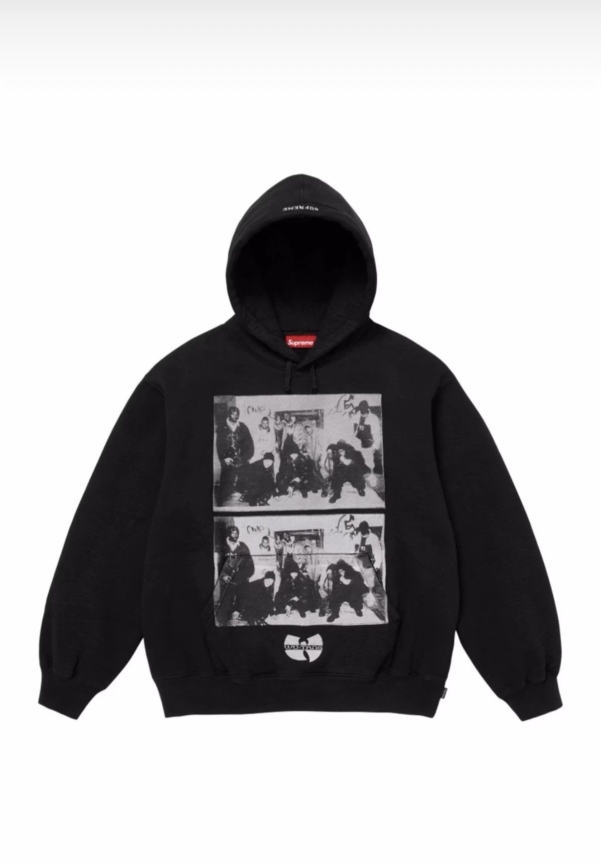 Supreme SUPREME/WU-TANG CLAN HOODED SWEATSHIRT (black) (XXL) | Grailed