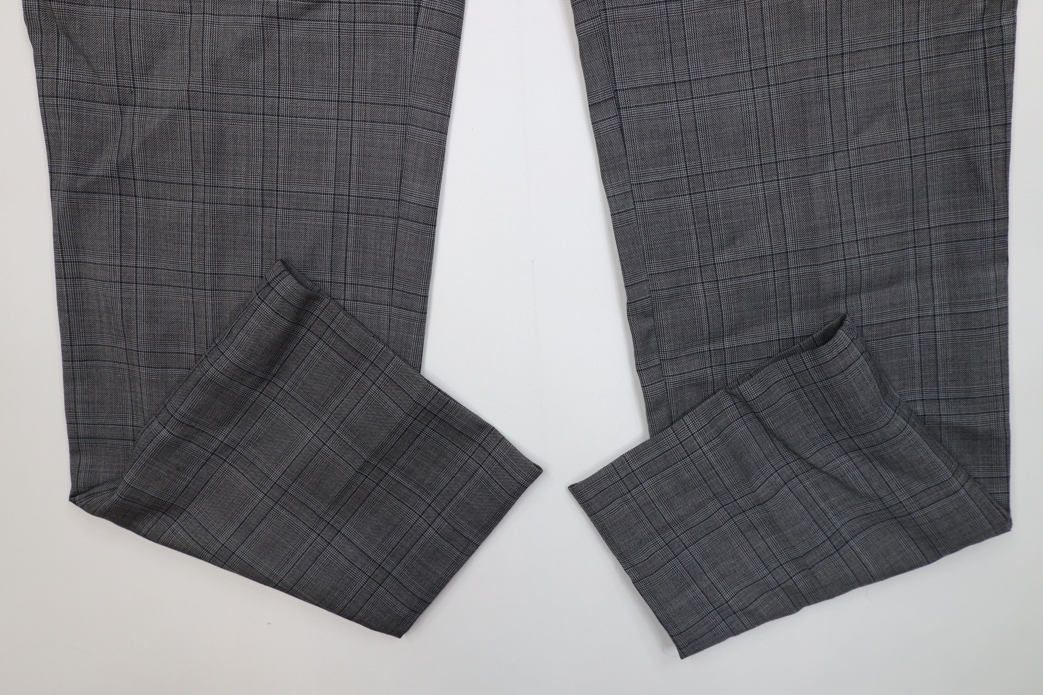 Banana Republic Banana Republic Slim Fit Wool Knit Chino Pants Gray Plaid Size US 31 - 5 Thumbnail