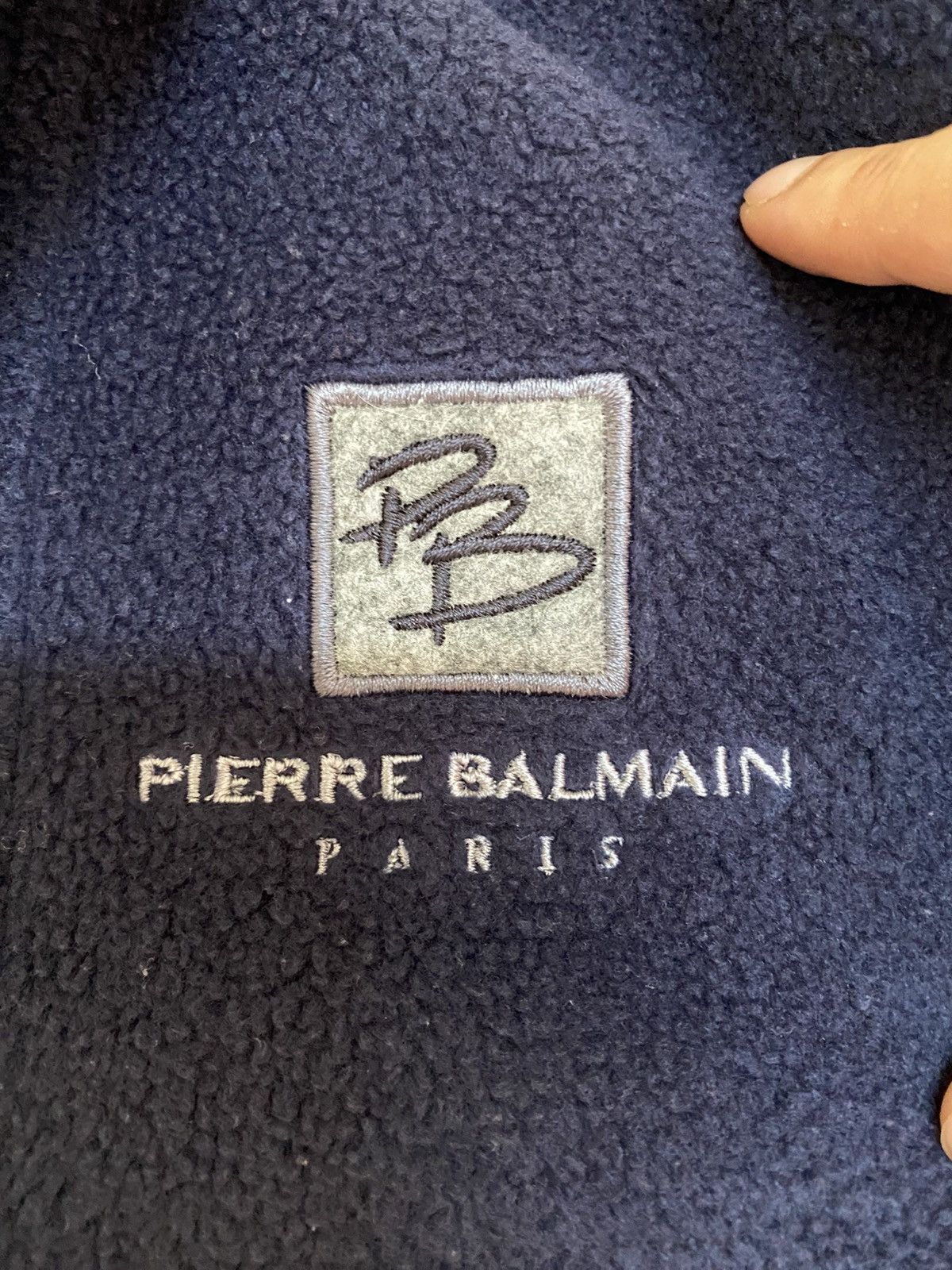 Pierre Balmain Vintage Pierre Balmain fleece cardigan Size US L / EU 52-54 / 3 - 5 Thumbnail