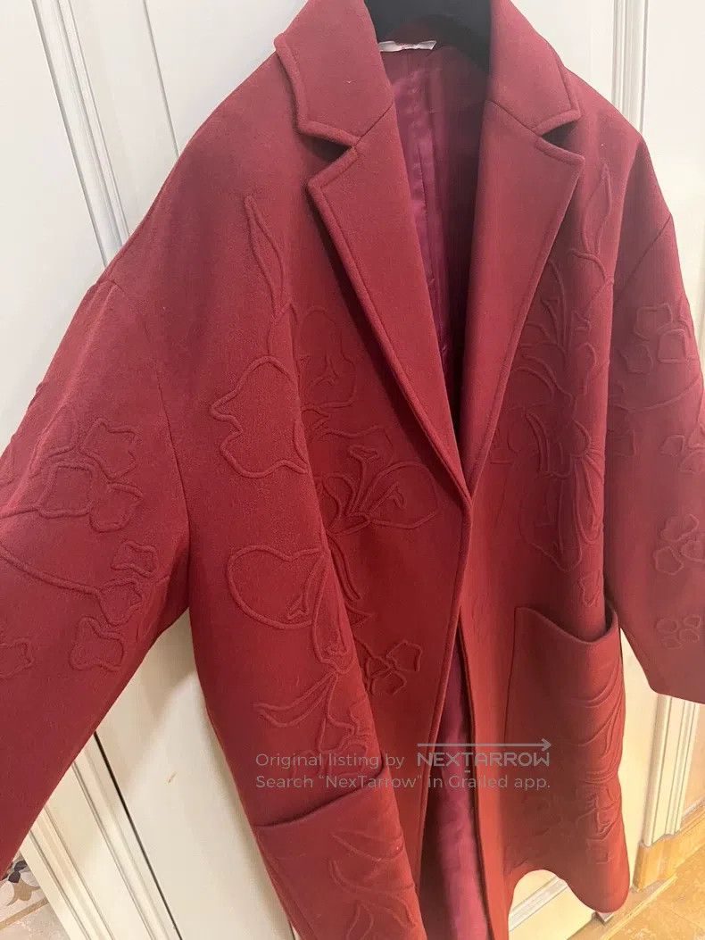 Valentino Valentino Embroidered wool coat Size US S / EU 44-46 / 1 - 8 Thumbnail