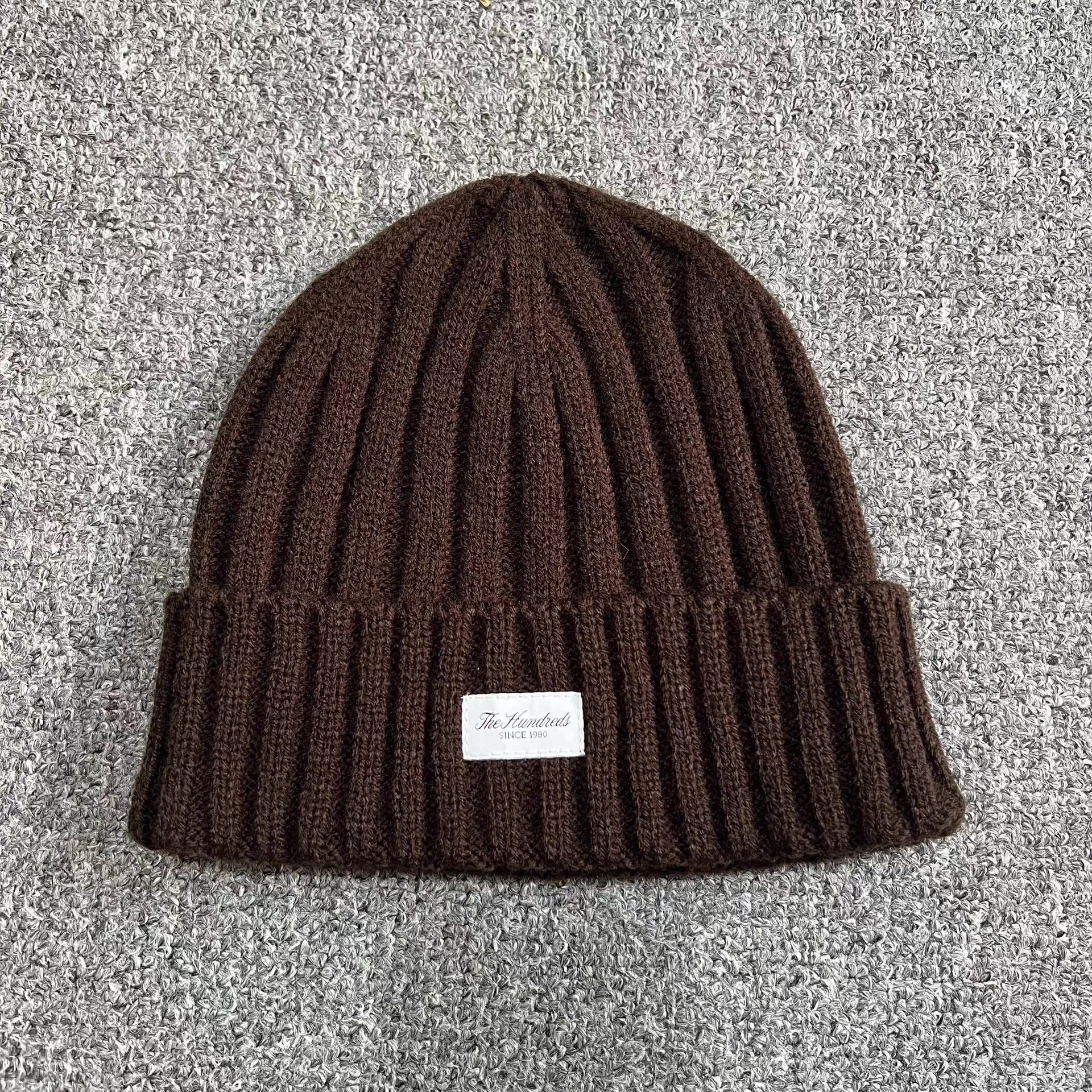 The Hundreds The Hundreds Patch Embroidered Knitted Beanie Q7 Size ONE SIZE - 2 Thumbnail