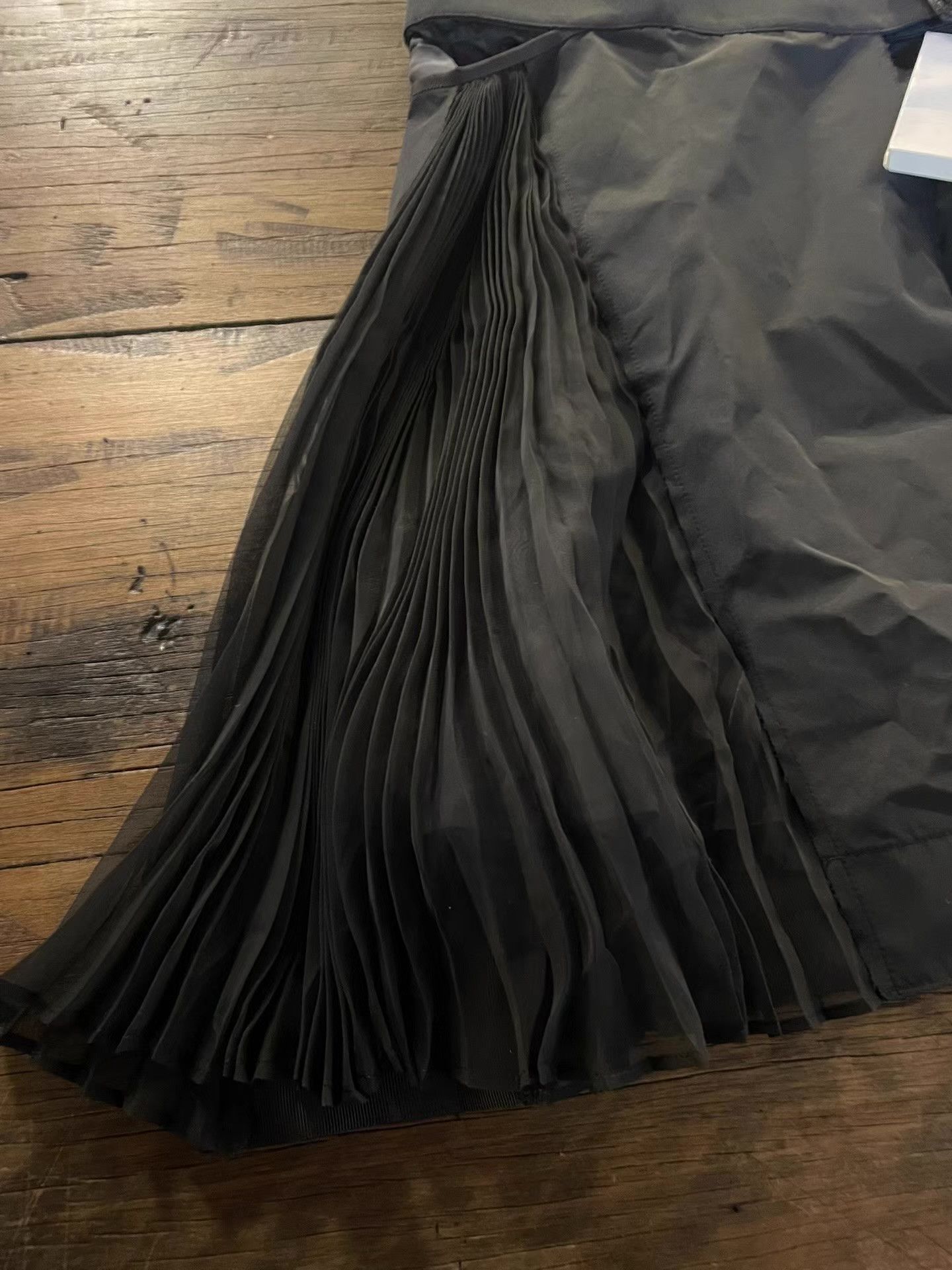 Sacai Sacai 16SS Paneled Pleated Tulle Midi Skirt Ｑ25 Size 32" / US 10 / IT 46 - 6 Thumbnail
