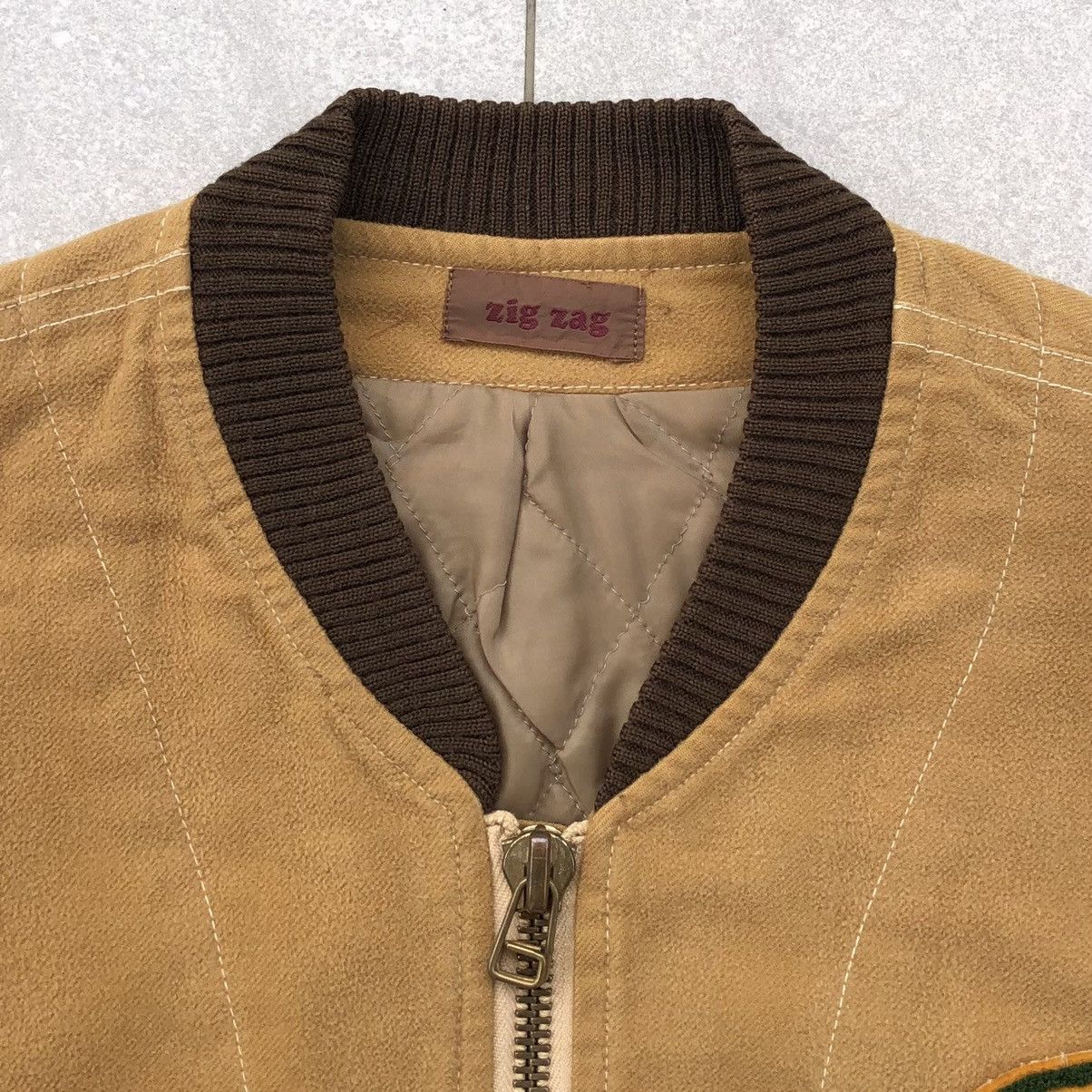 Japanese Brand Vintage Zig Zag Japan Casual Club Bomber Jacket Size US M / EU 48-50 / 2 - 18 Thumbnail