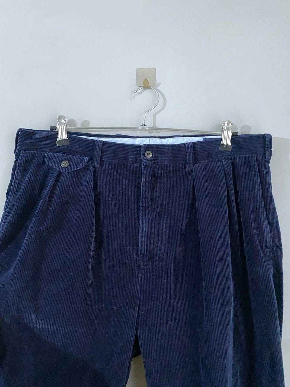 Polo Ralph Lauren Polo Ralph Lauren Men's Pleated Baggy Corduroy Pants W35/L27 Size US 35 - 5 Thumbnail