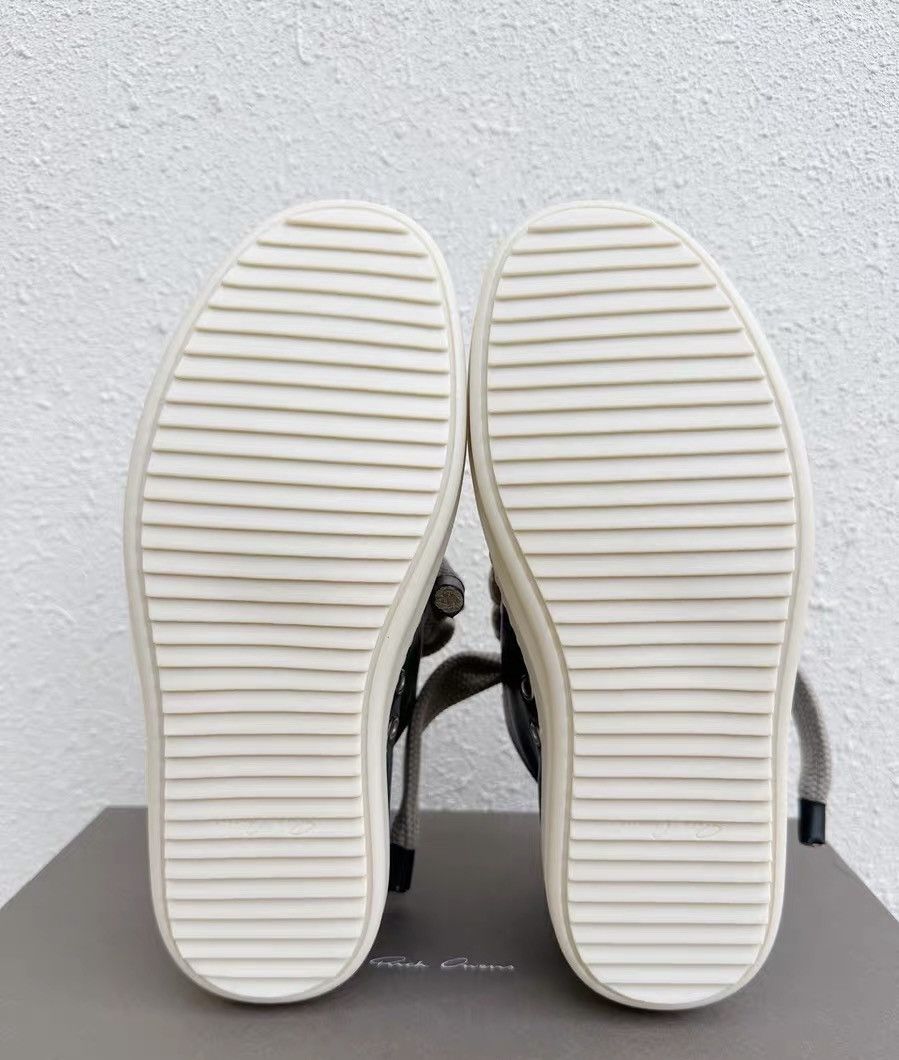 Rick Owens Rick Owens 25SS Leather High-Top Sneakers with Thick Laces Size US 7 / IT 37 - 6 Thumbnail
