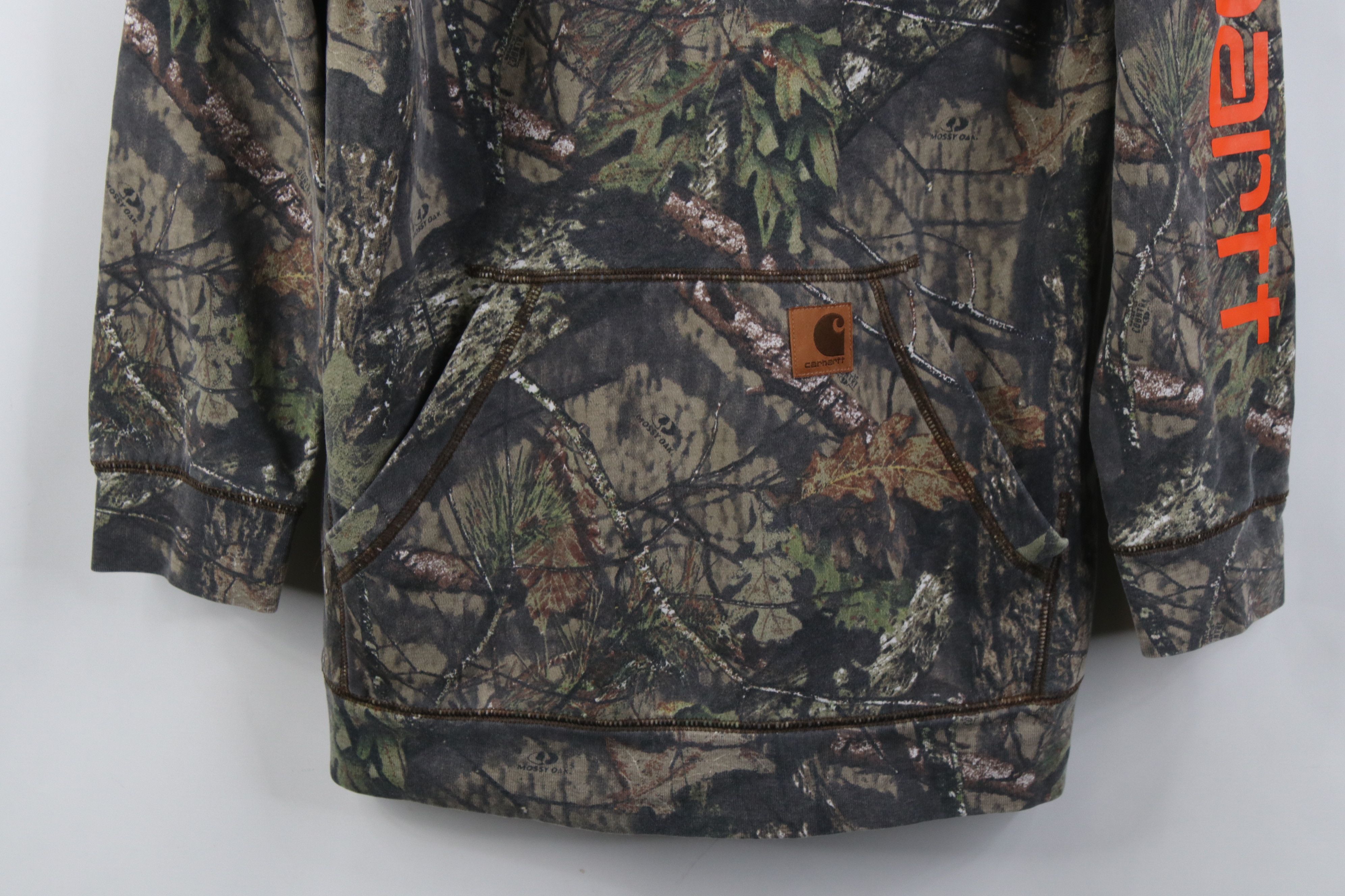 Carhartt Vintage 90s Y2K Carhartt Mossy Oak Hoodie Sweatshirt Size S / US 4 / IT 40 - 3 Thumbnail