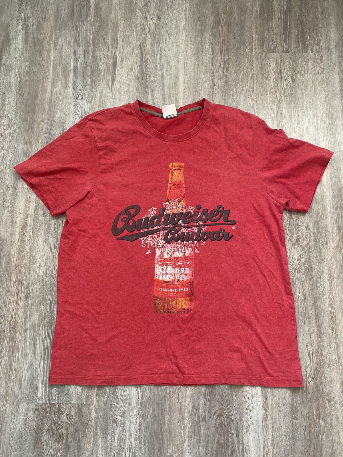 Budweiser Vintage Y2K Budweiser Center Logo Beer Alcohol T-Shirt Size US L / EU 52-54 / 3 - 2 Thumbnail