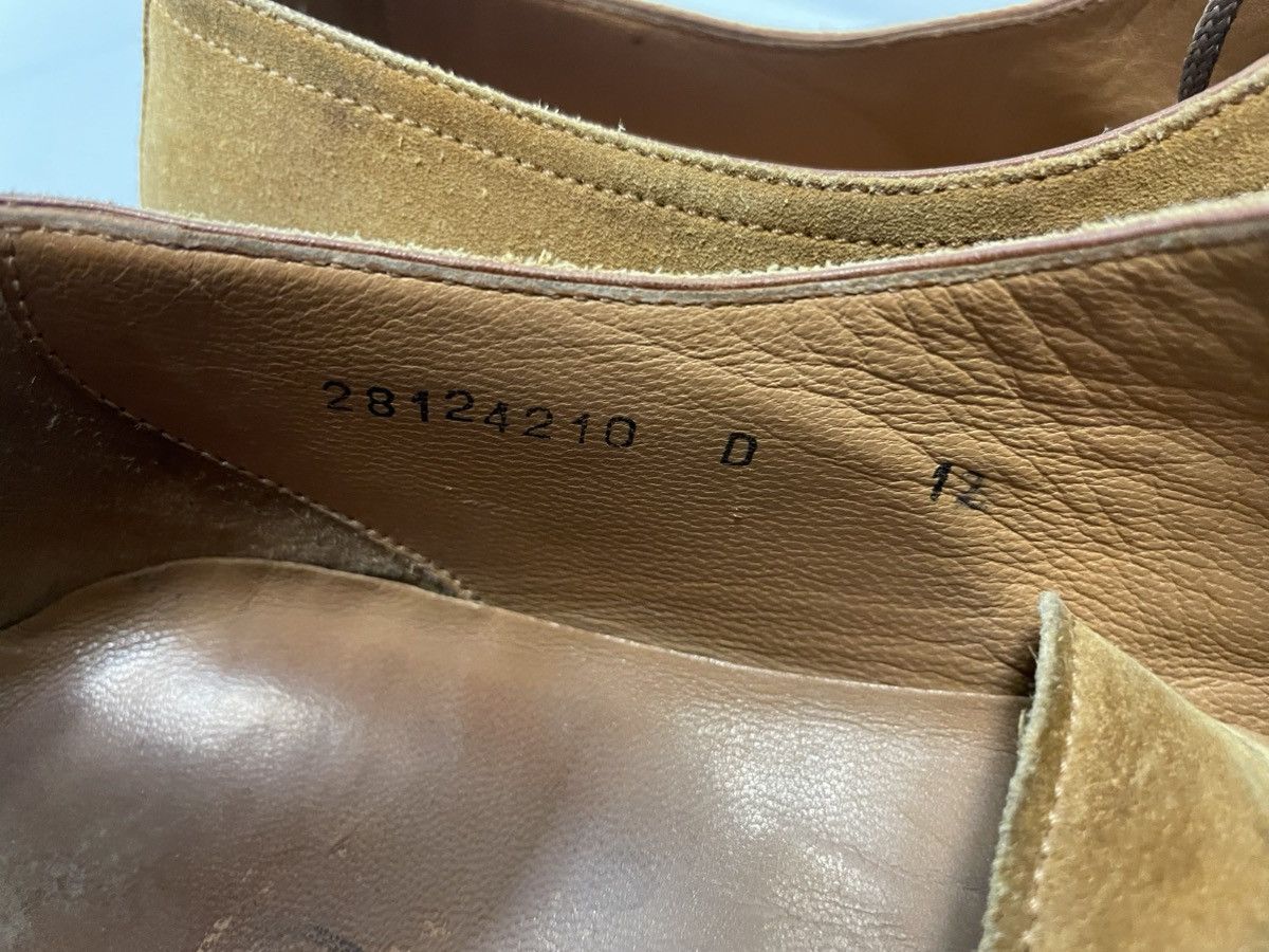 Santoni Square Toe Suede Derby Size US 12 / EU 45 - 7 Thumbnail