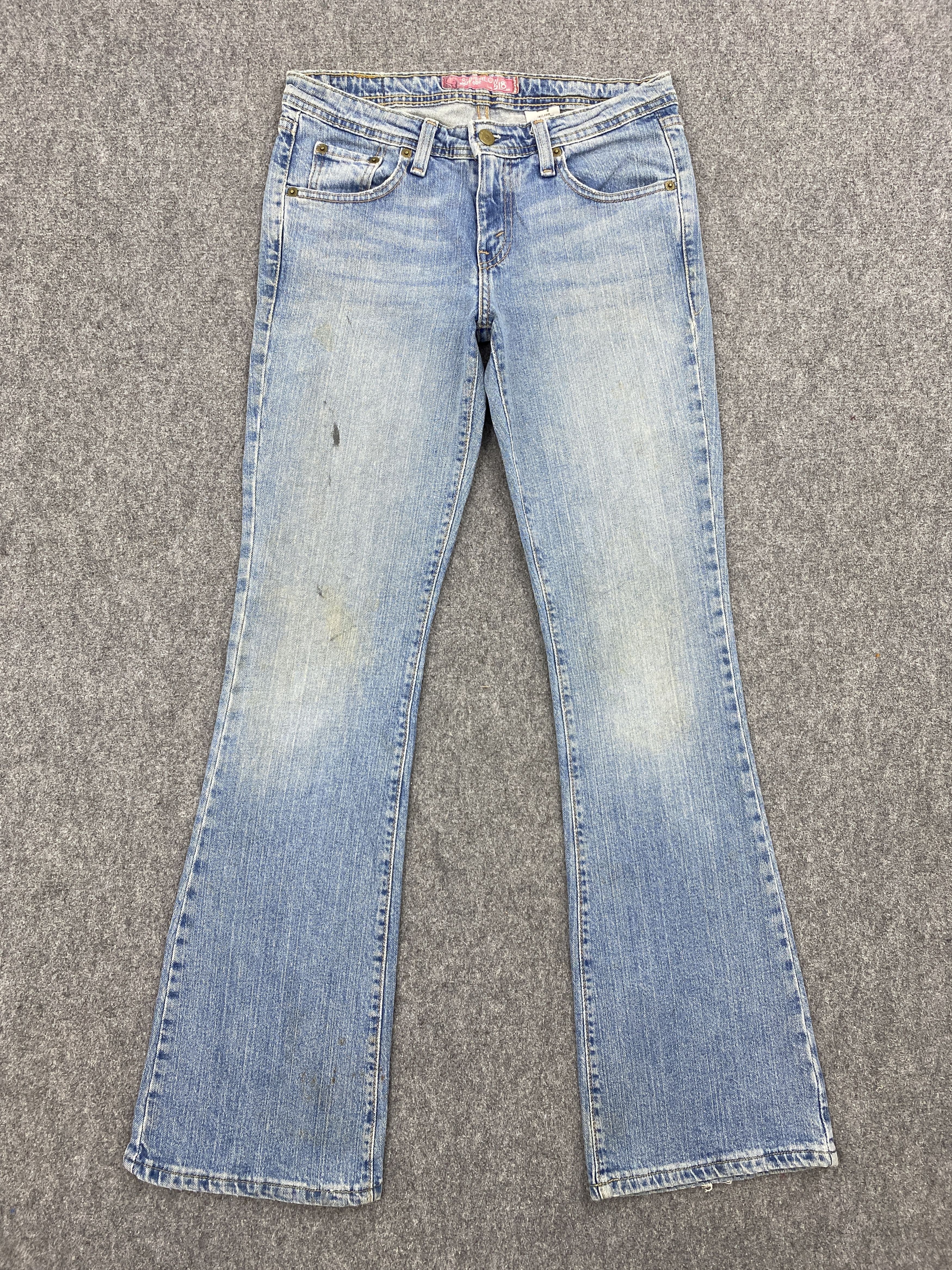 Levi's Vintage levis 518 Flare Bootcut Blue Denim DP2628 Size US 28 / EU 44 - 1 Thumbnail