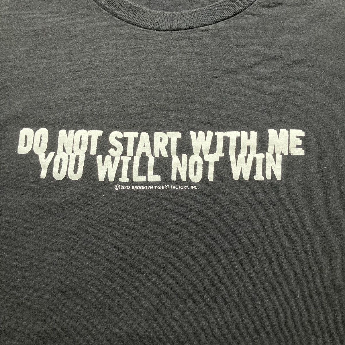 Vintage VTG Brooklyn T Shirt Factory Do Not Start With Me Funny Tee Size US XL / EU 56 / 4 - 3 Thumbnail