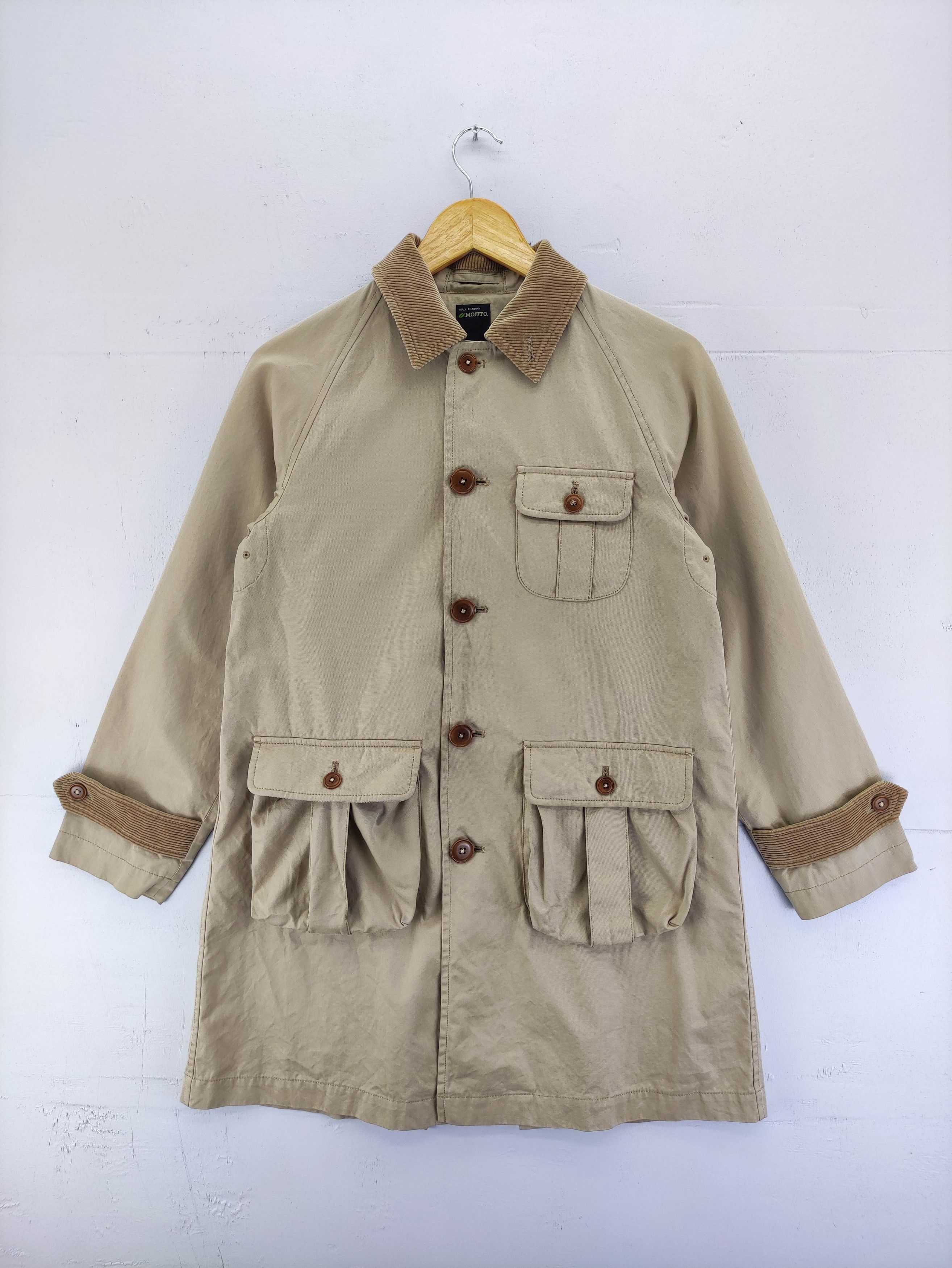Japanese Brand Vintage Mojito Long Coat Jacket Button Size S / US 4 / IT 40 - 1 Thumbnail