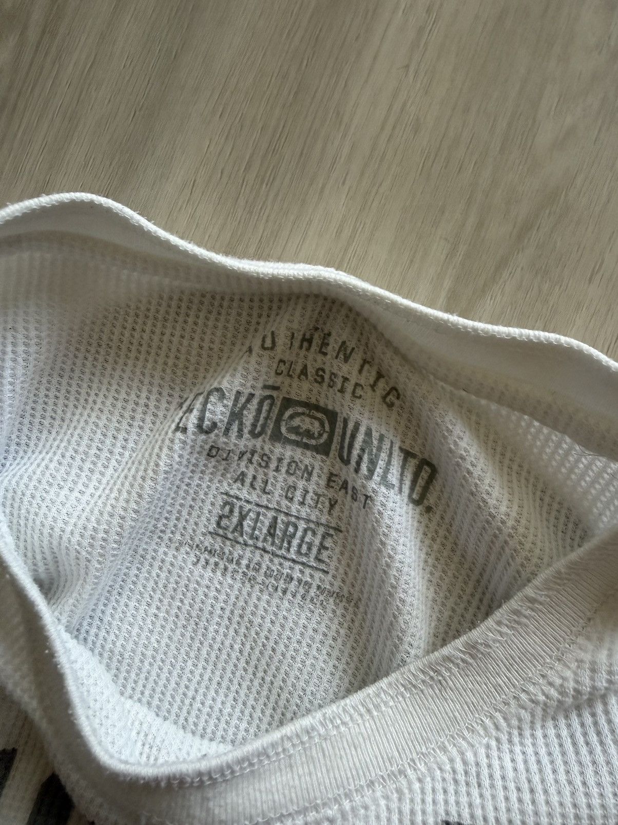 Ecko Unltd. Vintage Y2K Ecko UNLTD Rhino Crew 72 Thermal Sz 2XL Size US XXL / EU 58 / 5 - 3 Thumbnail