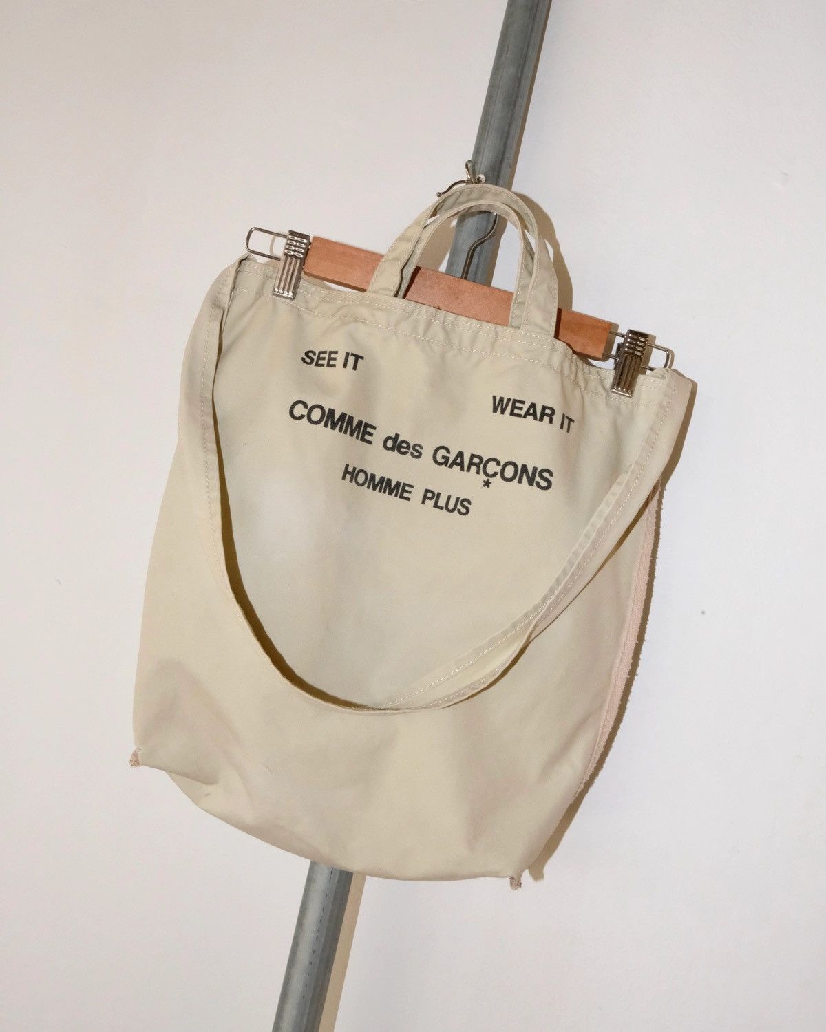 Comme des Garcons Homme Plus Comme des Garçons HOMME PLUS SEE IT WEAR IT TOTE BAG Size ONE SIZE - 4 Thumbnail