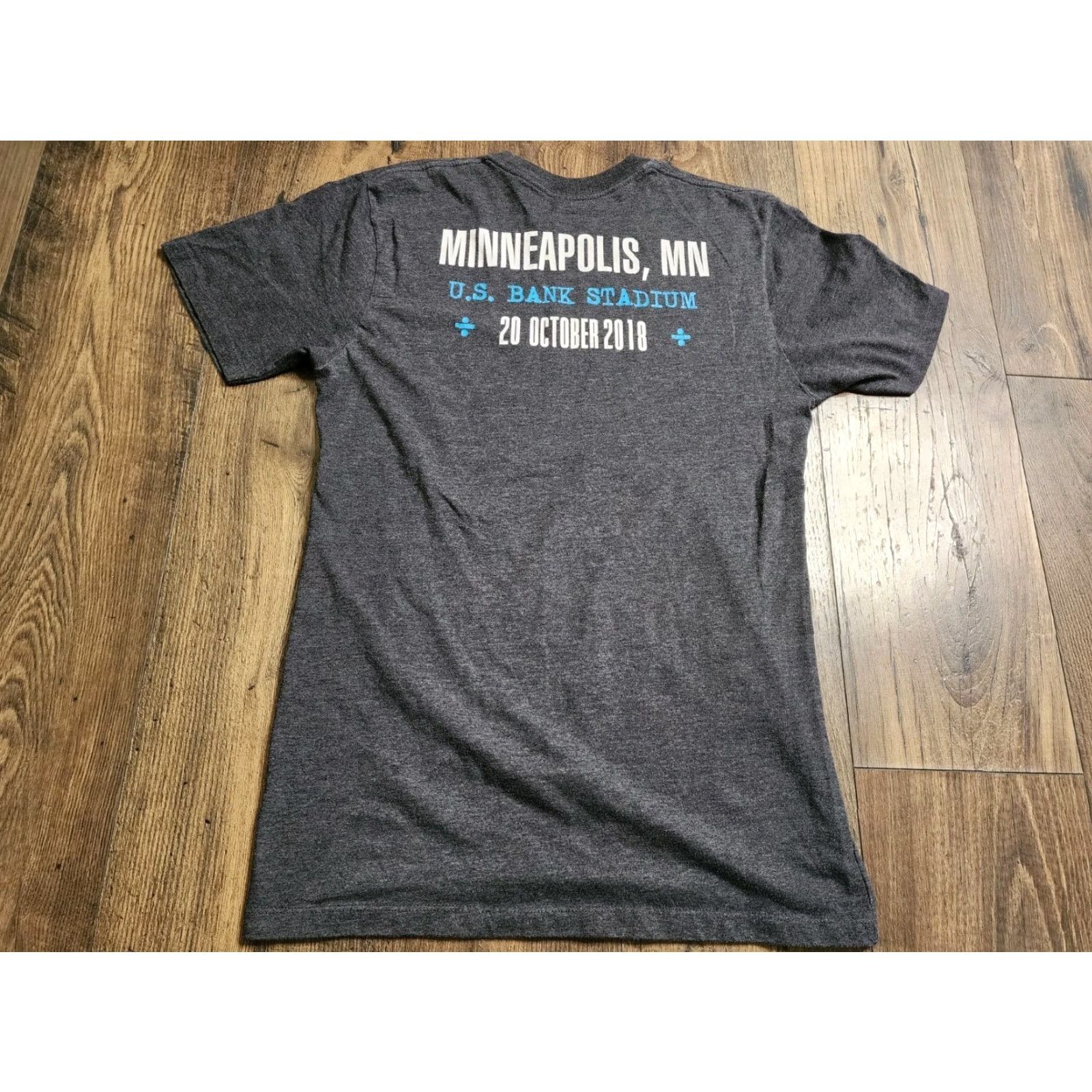 Doublet Ed Sheeran T Shirt Adult M Gray 2018 Tour Divide St Paul MN Concert Double-Sided Mens Size US M / EU 48-50 / 2 - 2 Thumbnail