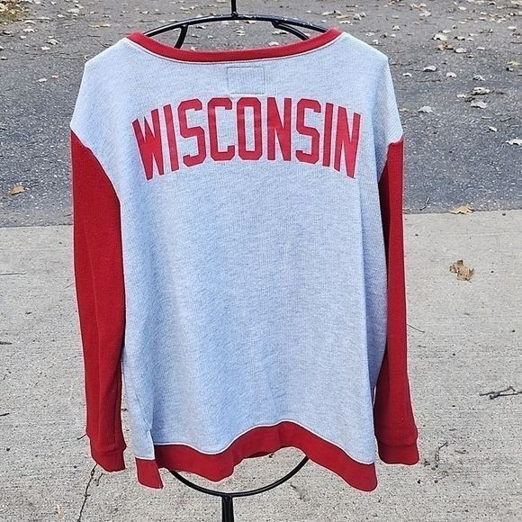 47 Brand 47 Brand Collegiate Graphic Wisconsin Badgers Long Slv Sz L Size L / US 10 / IT 46 - 4 Thumbnail