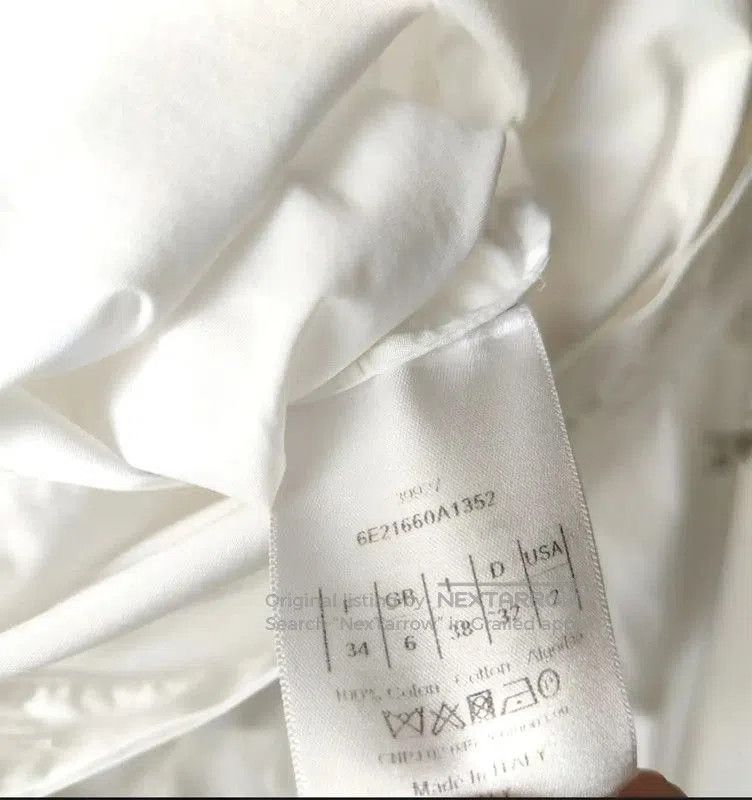 Dior Dior White Long Sleeve Dress for Women . Size XS / US 0-2 / IT 36-38 - 3 Thumbnail