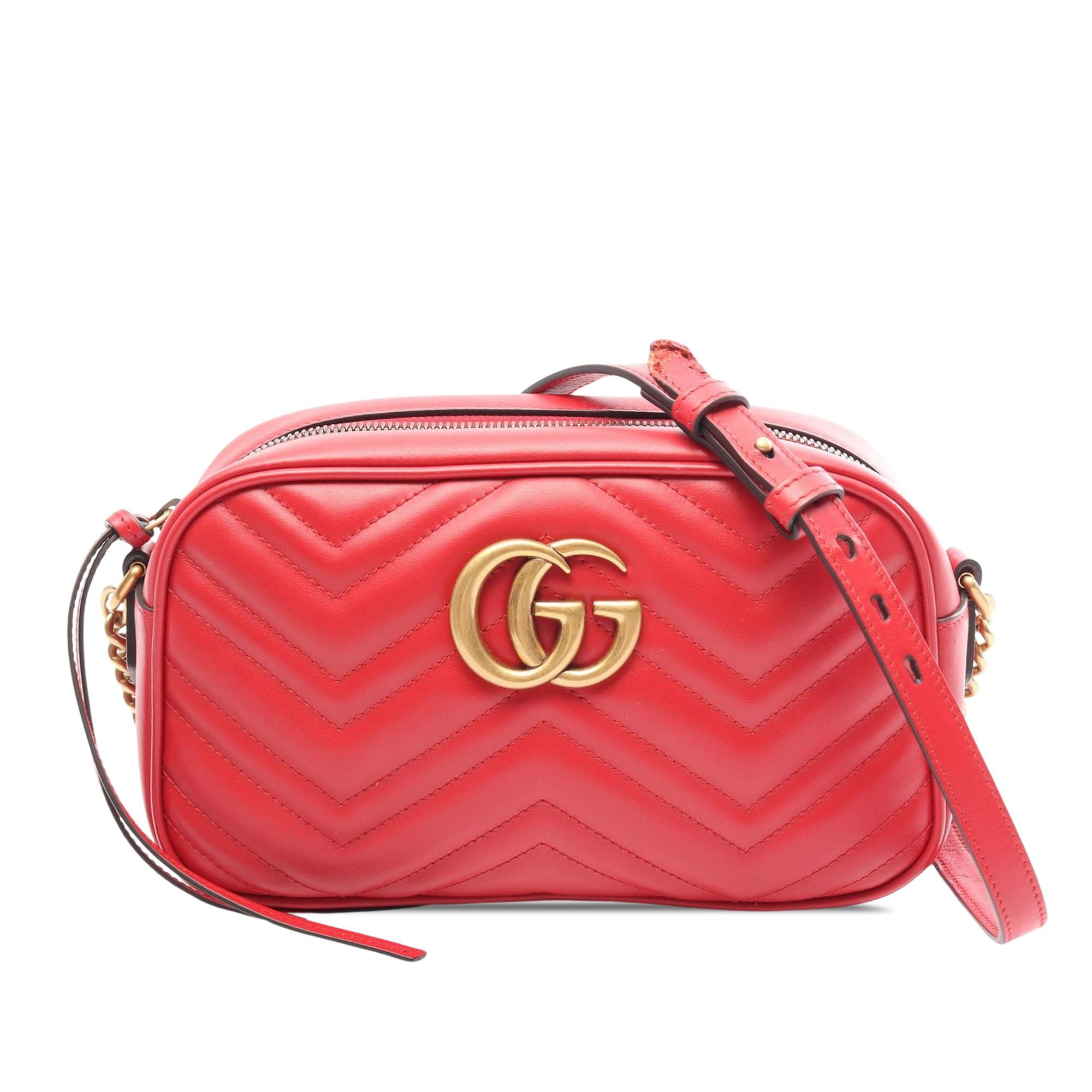 Gucci GG Marmont Matelasse Leather Crossbody Size ONE SIZE - 1 Thumbnail