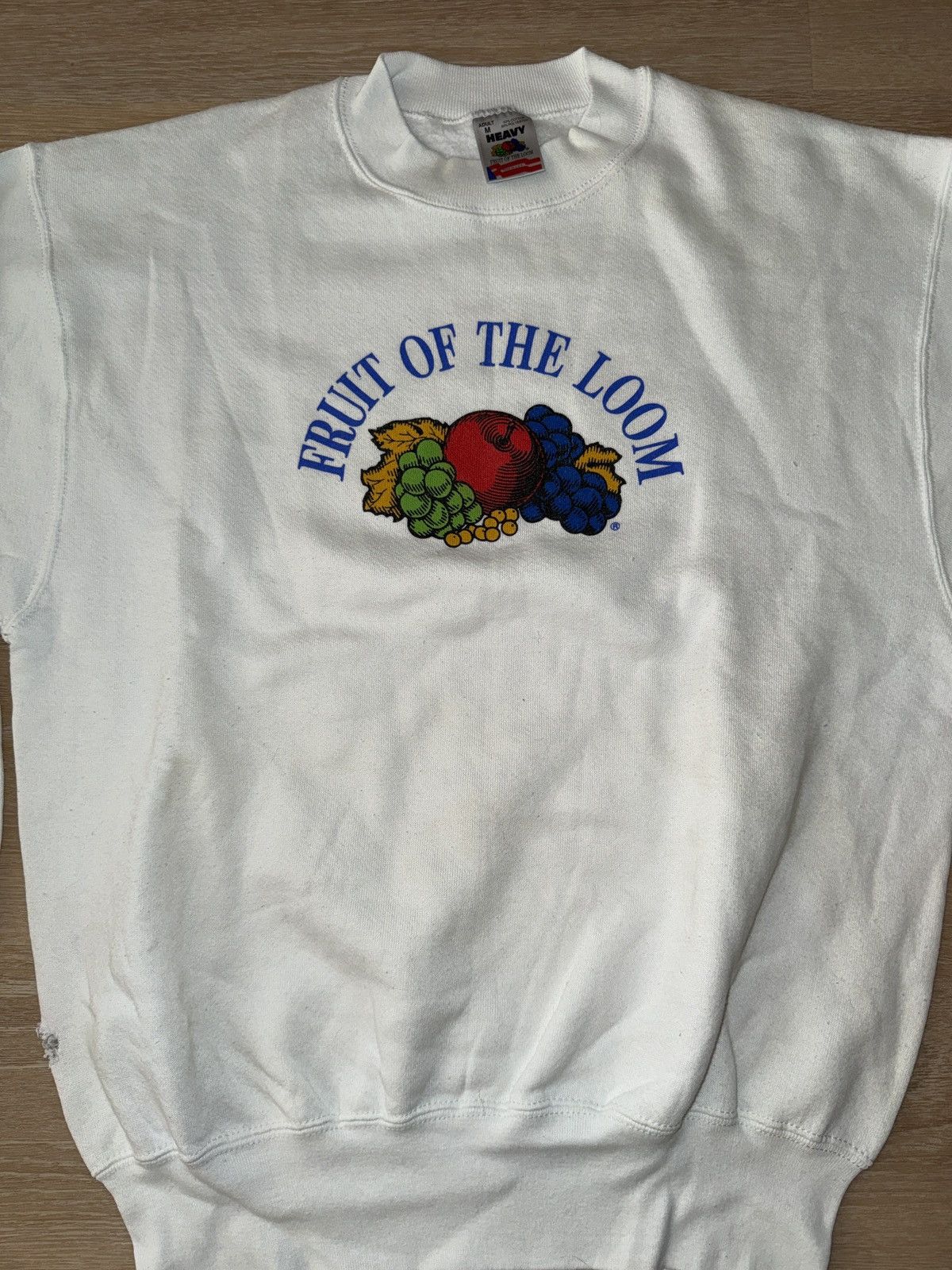 Fruit Of The Loom Vintage 90’s Fruit of the Loom Logo Sweatshirt Size US M / EU 48-50 / 2 - 3 Thumbnail
