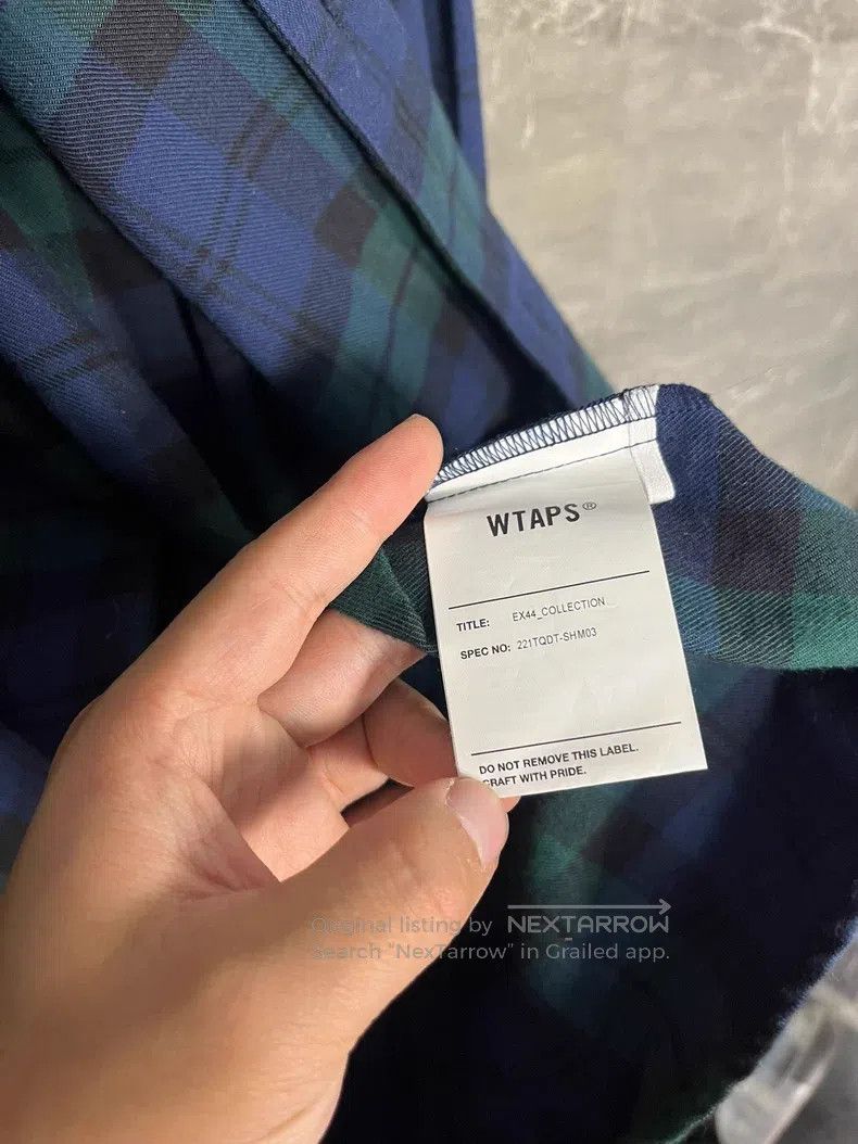 Wtaps Wtaps Blue and green checkered shirt Size US M / EU 48-50 / 2 - 3 Thumbnail