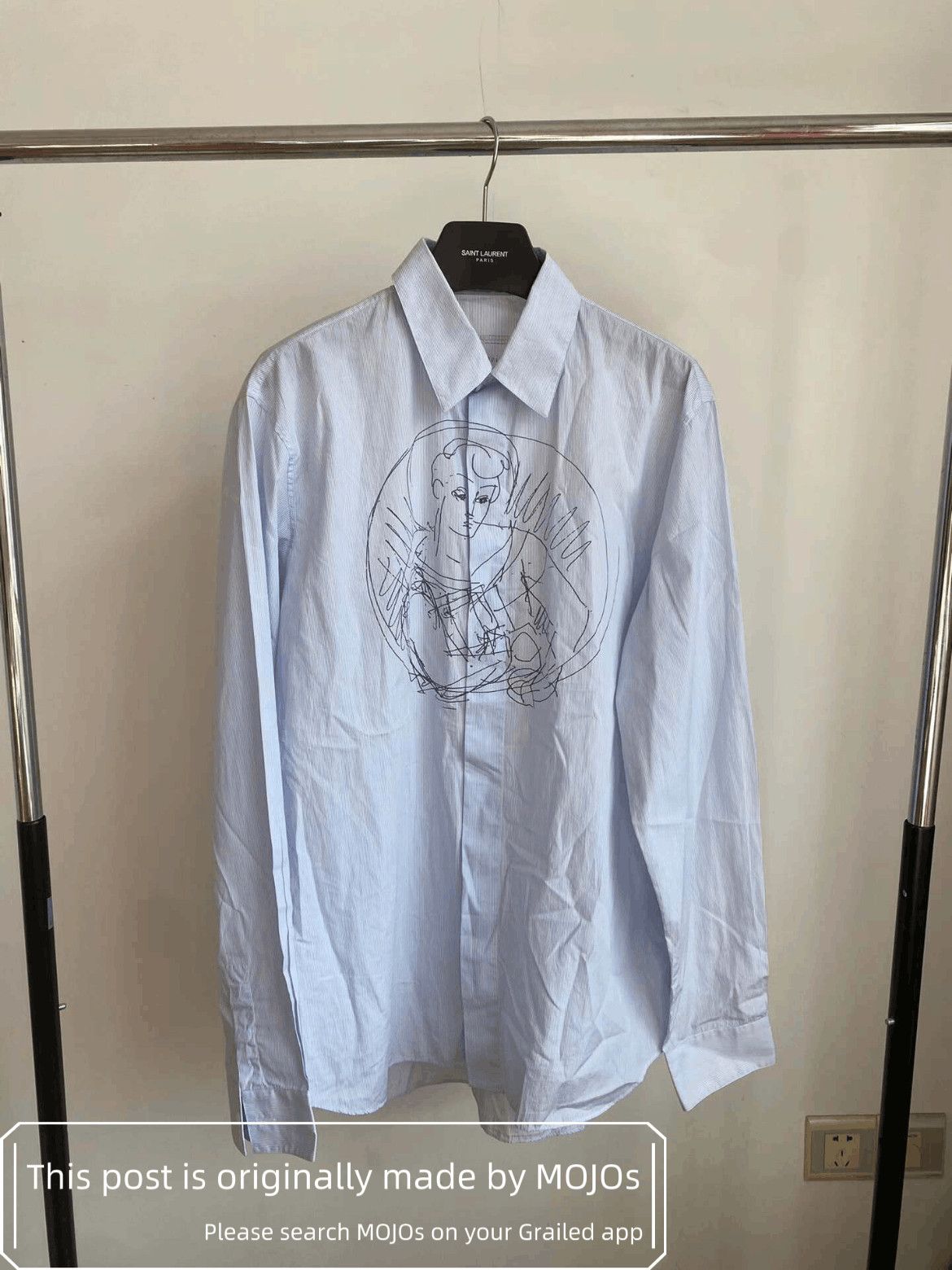 Dior Raymond Pettibon Collab Mona Lisa Print Silk Shirt | Grailed