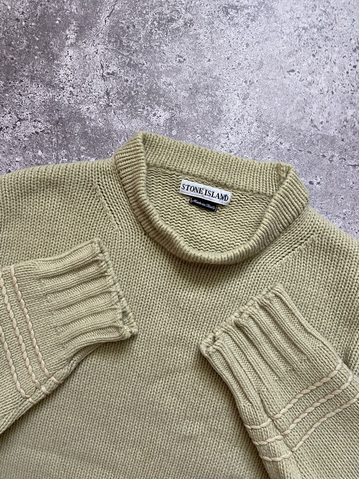 Massimo Osti × Stone Island × Vintage Knitted sweater stone island vintage 1990s Size US XL / EU 56 / 4 - 3 Thumbnail