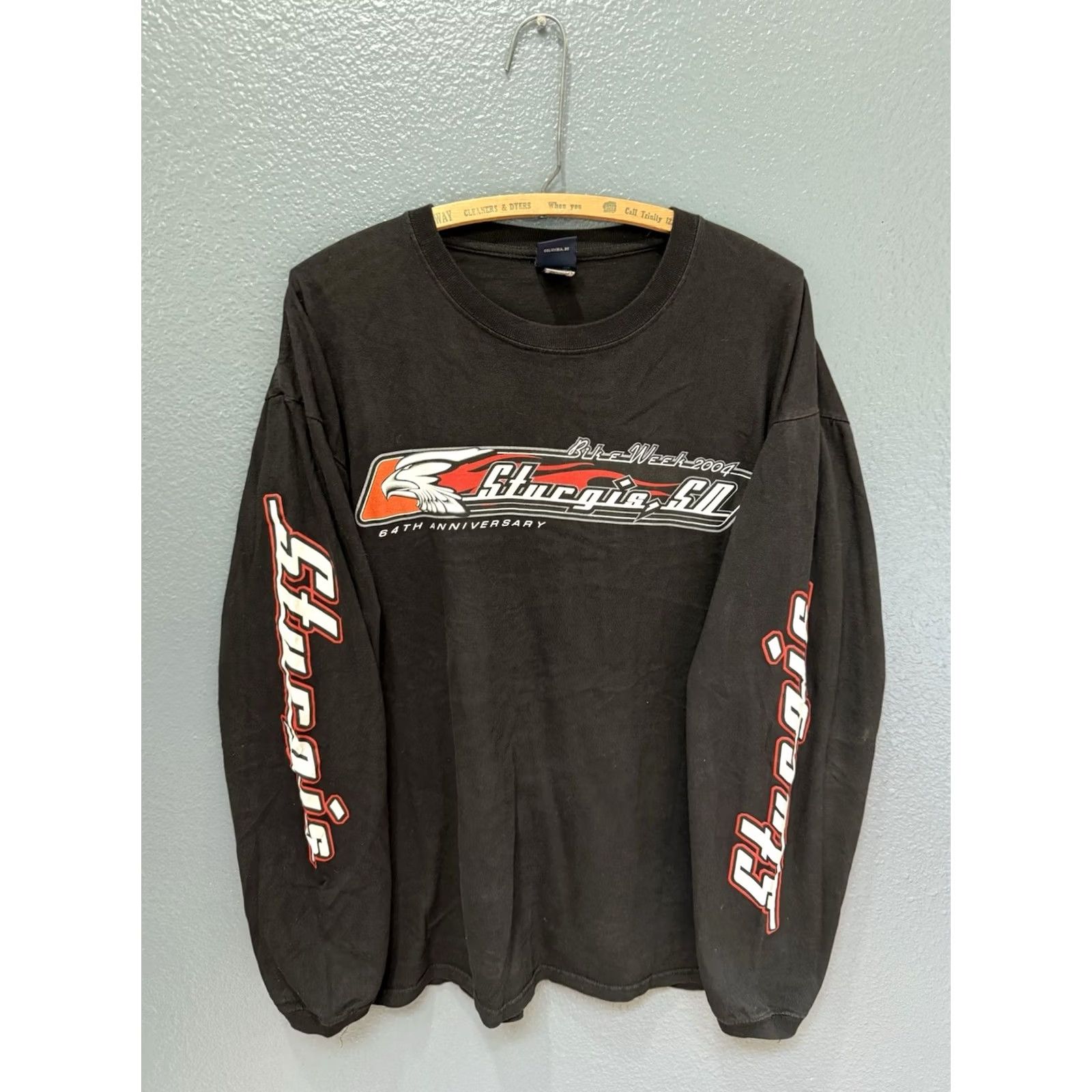 Vintage VINTAGE 2004 Sturgis Motorcycle Week Black Long Sleeve Shirt XL Mens Size US XL / EU 56 / 4 - 4 Thumbnail