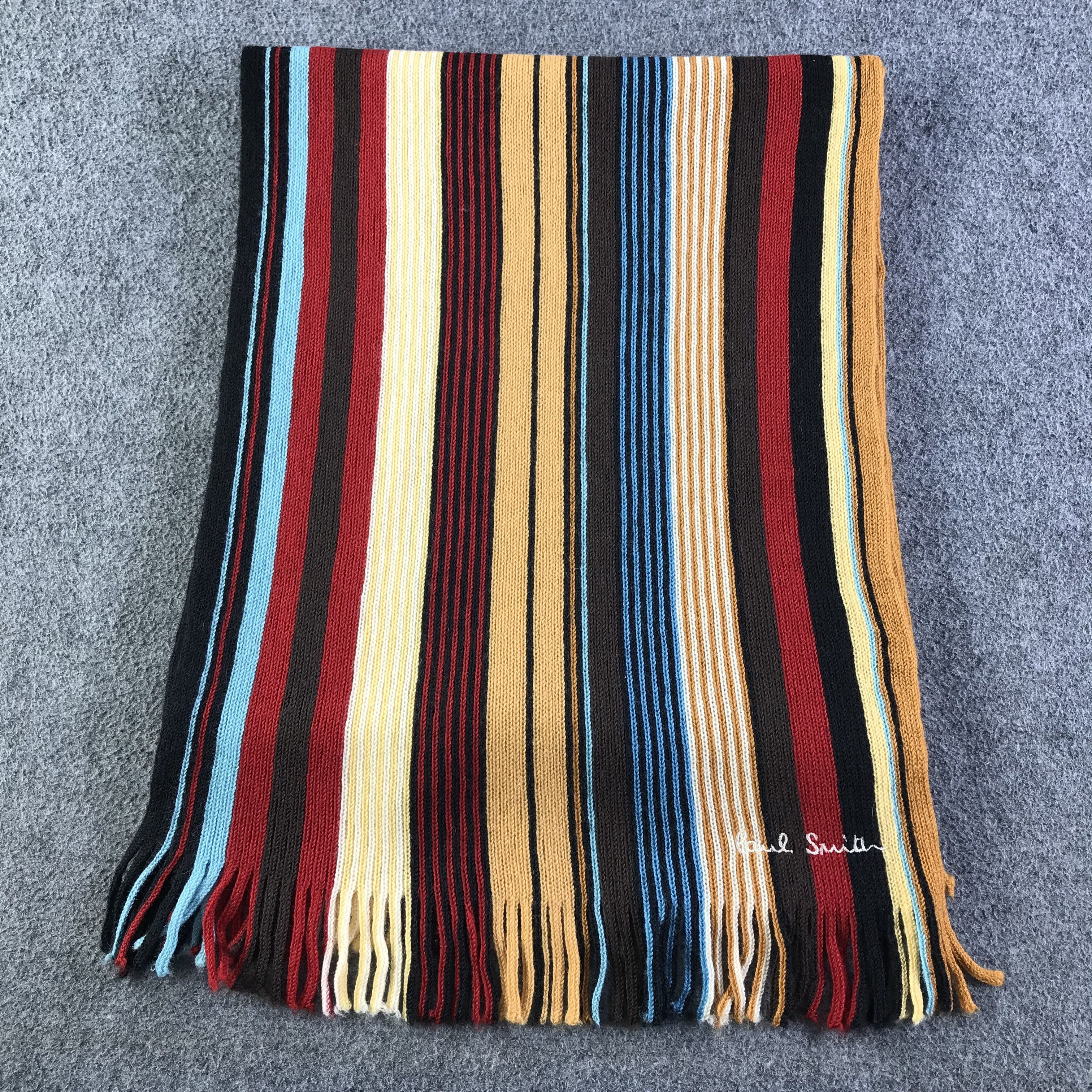Paul Smith Paul Smith Multicolor Scarf / Muffler / Neckwear SS1532 Size ONE SIZE - 3 Thumbnail
