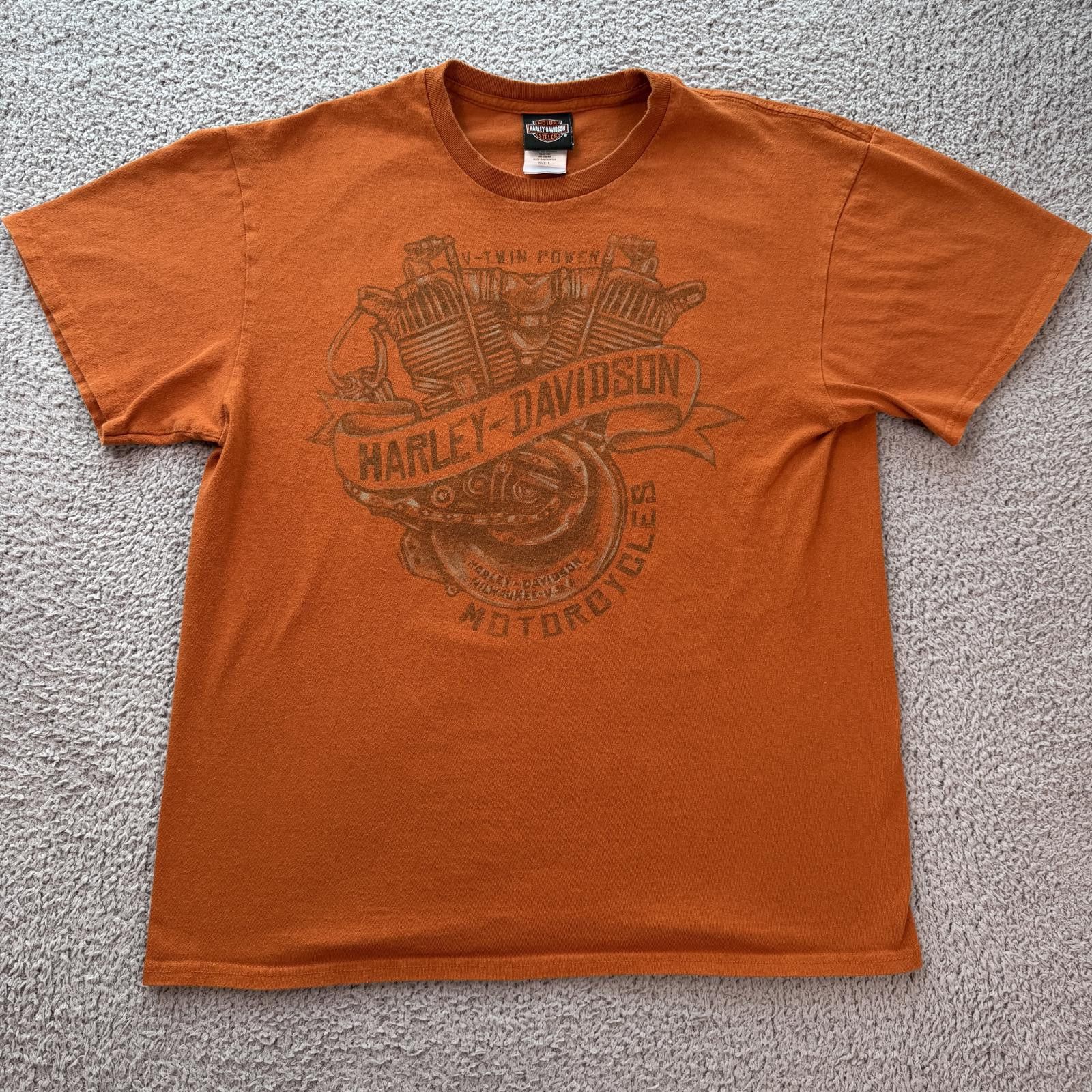 Harley Davidson Harley Davidson 2018 BBQ Rogers Arkansas T Shirt Mens L Size US L / EU 52-54 / 3 - 2 Thumbnail