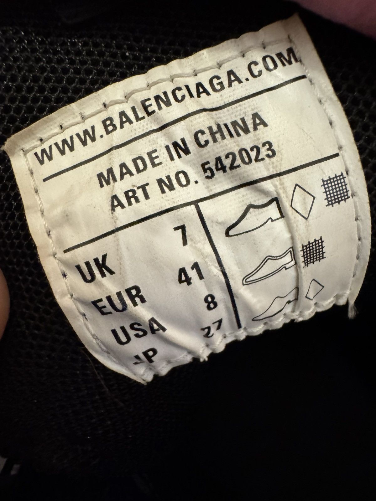 Balenciaga Balenciaga Track Triple Black Size US 8 / EU 41 - 15 Thumbnail